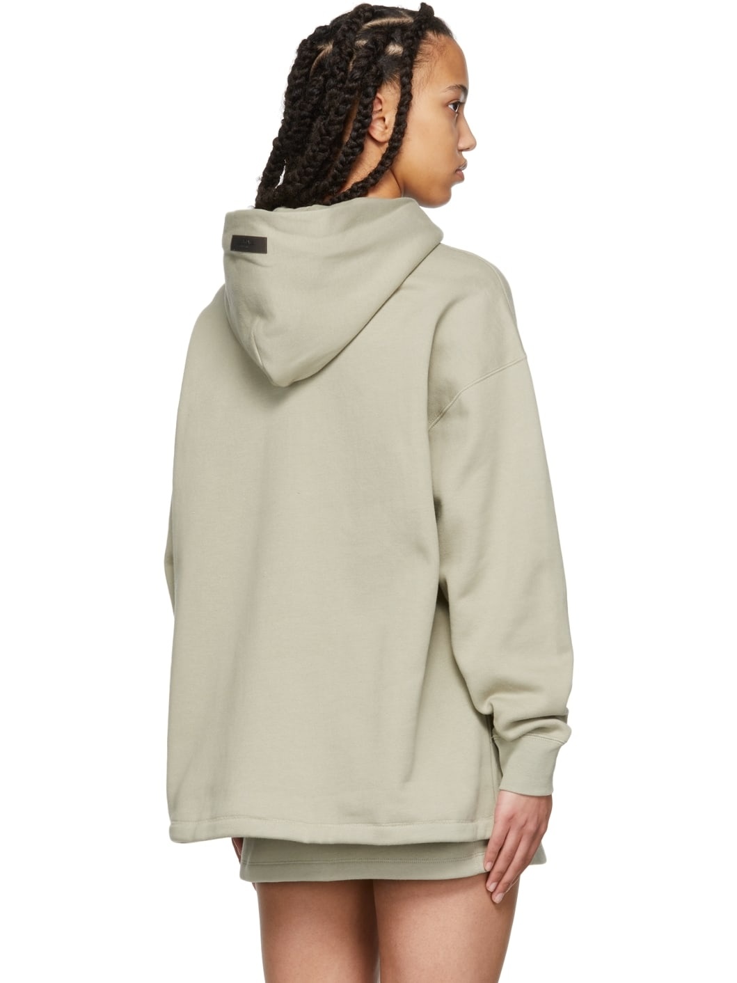 Green Relaxed Hoodie - 3