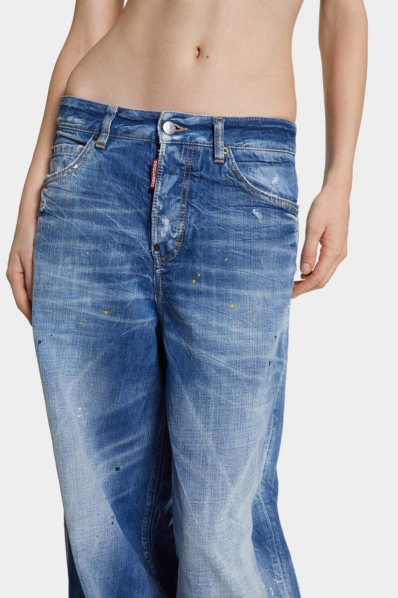 LIGHT CLEAN BABY BLUE WASH TRAVELLER JEANS - 5