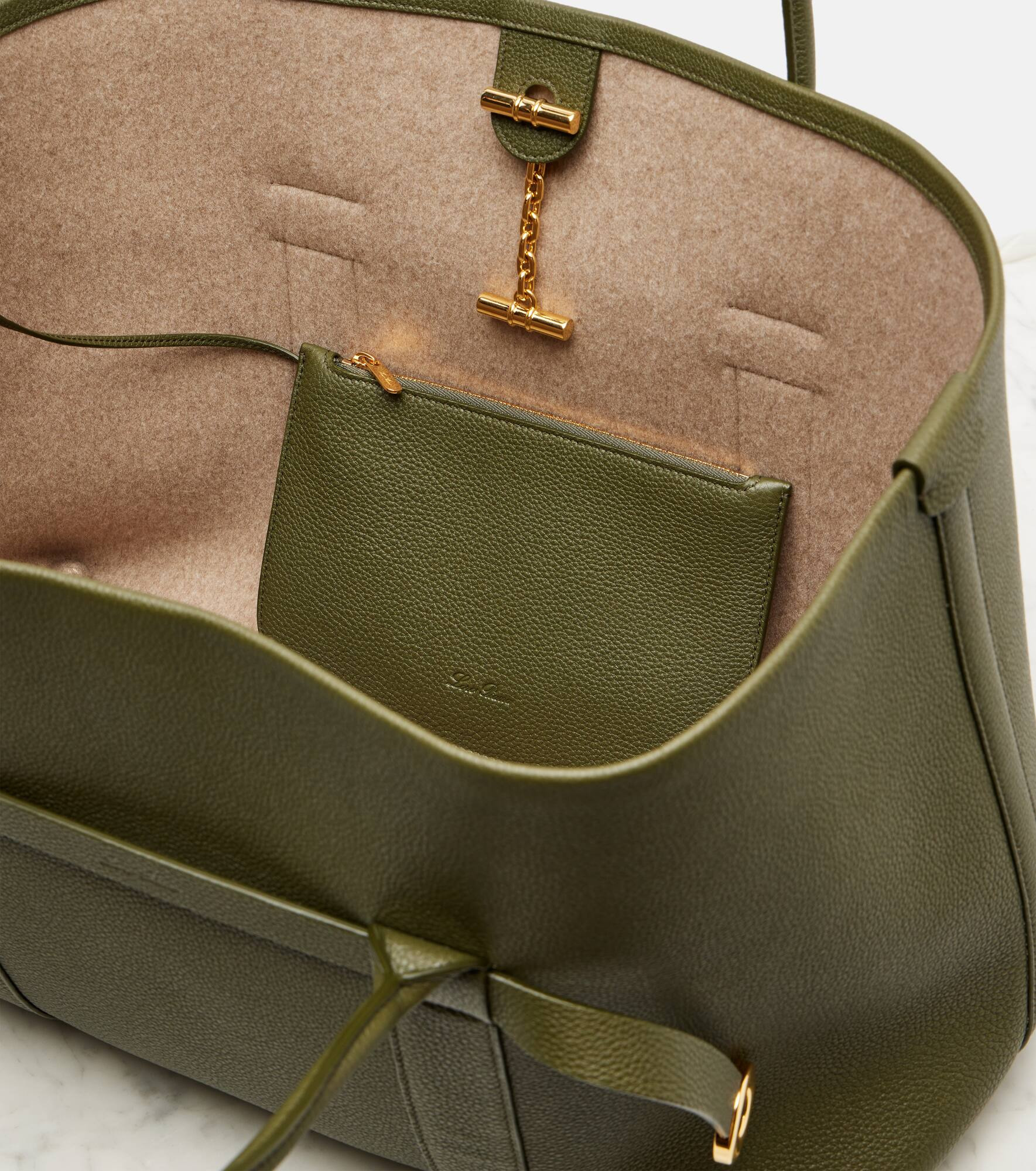 Ghiera Large leather tote bag - 3