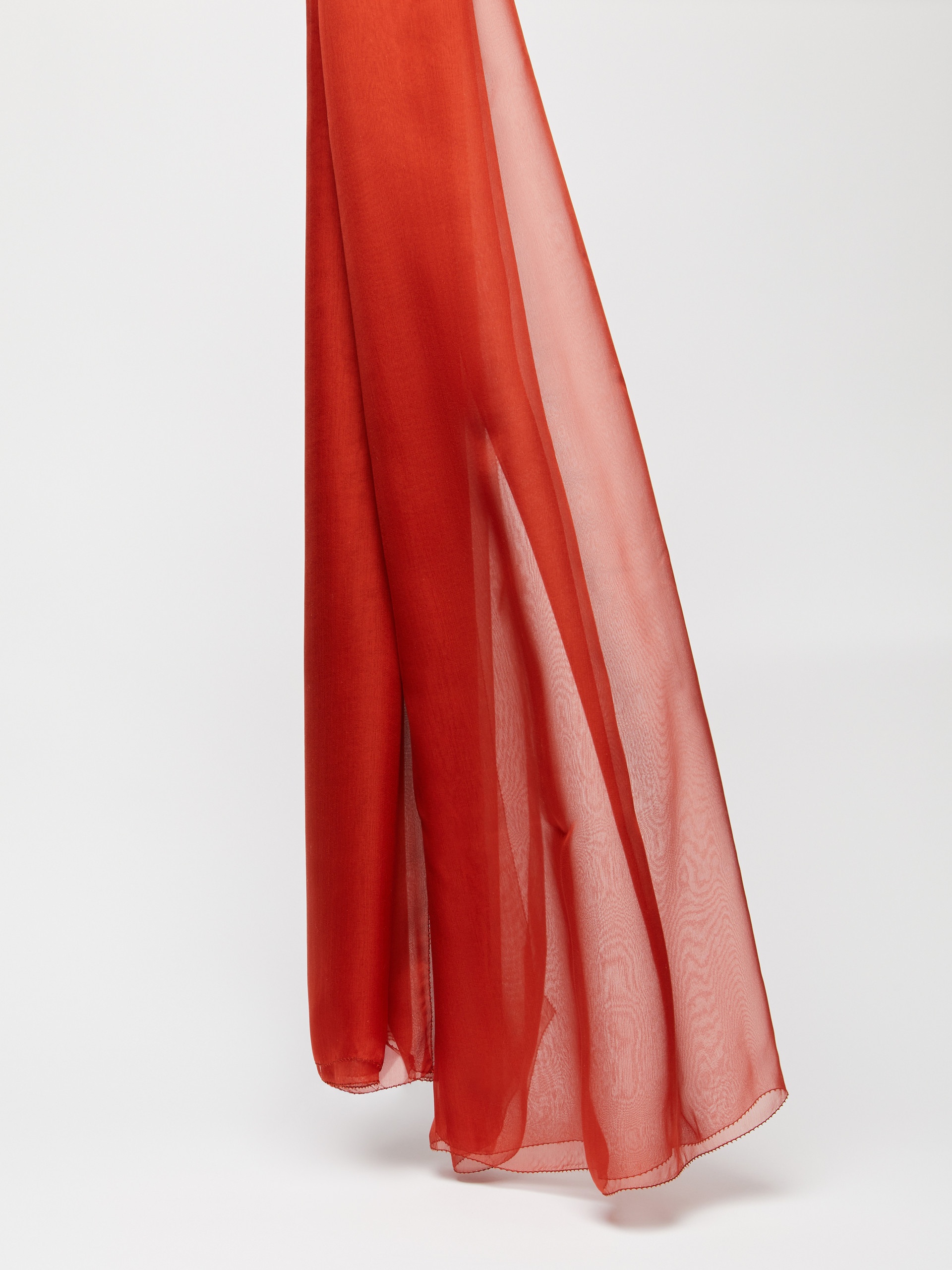 RIVERA Silk chiffon stole - 1