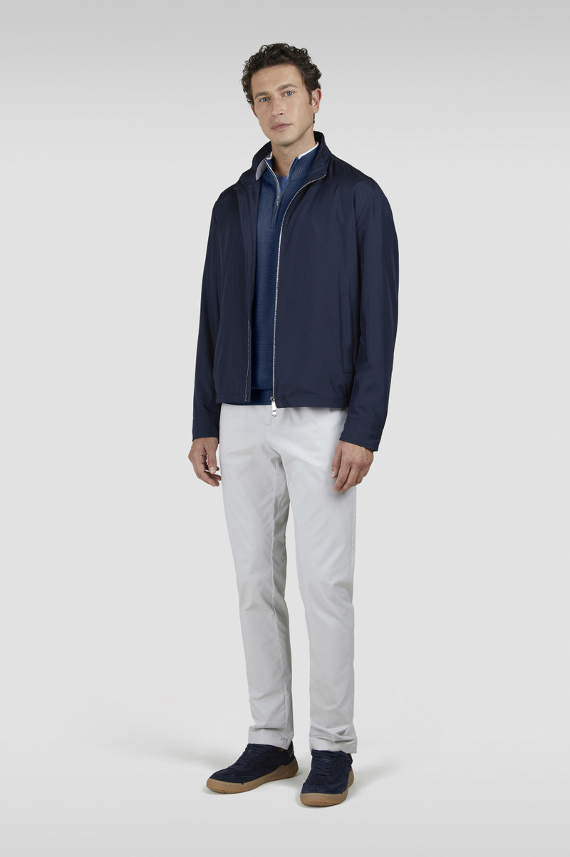 Paul & Shark COTTON AND SILK SWEATER WITH CONTRASTING TRIMS outlook