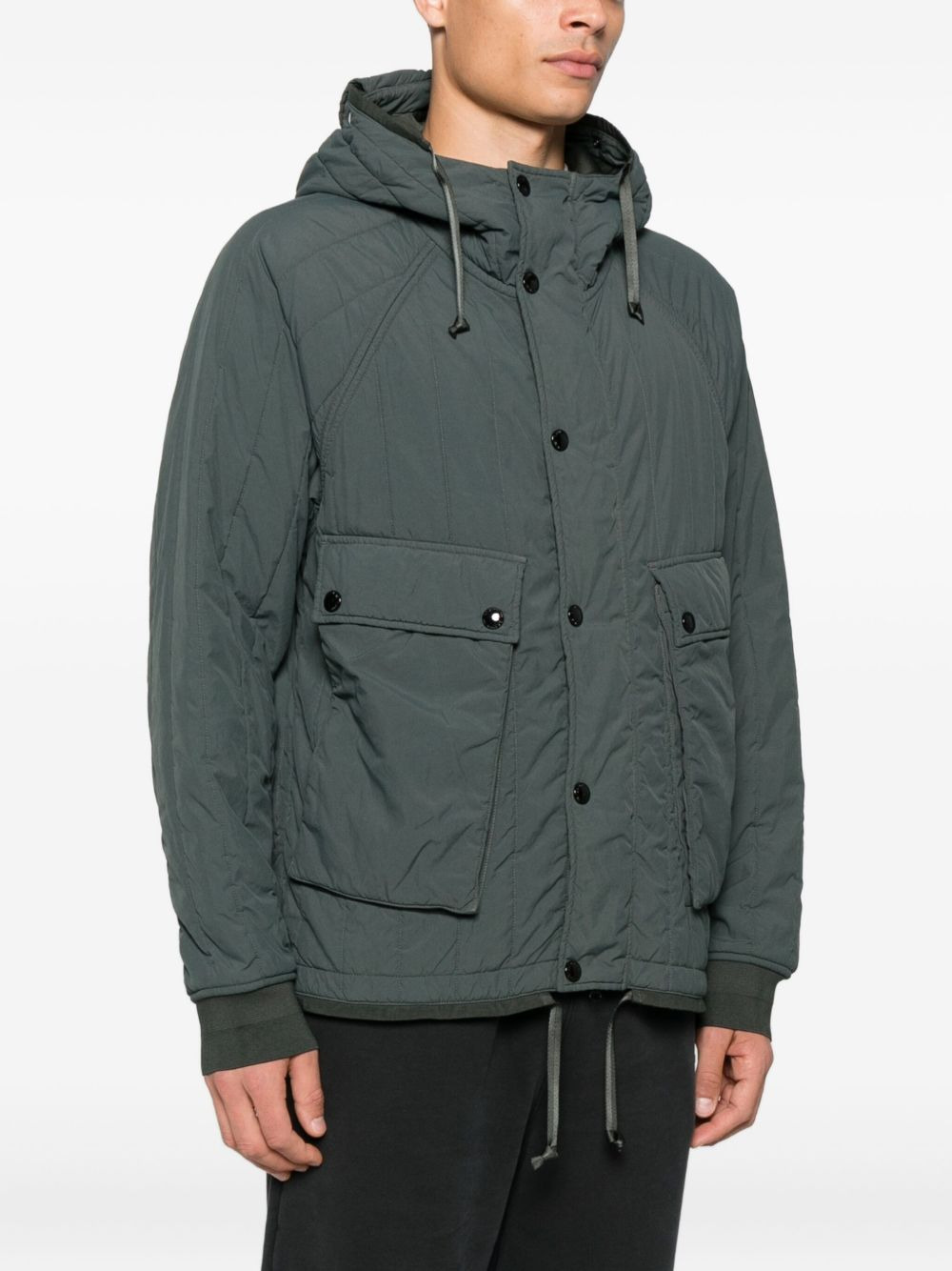 quilted hooded jacket - 3