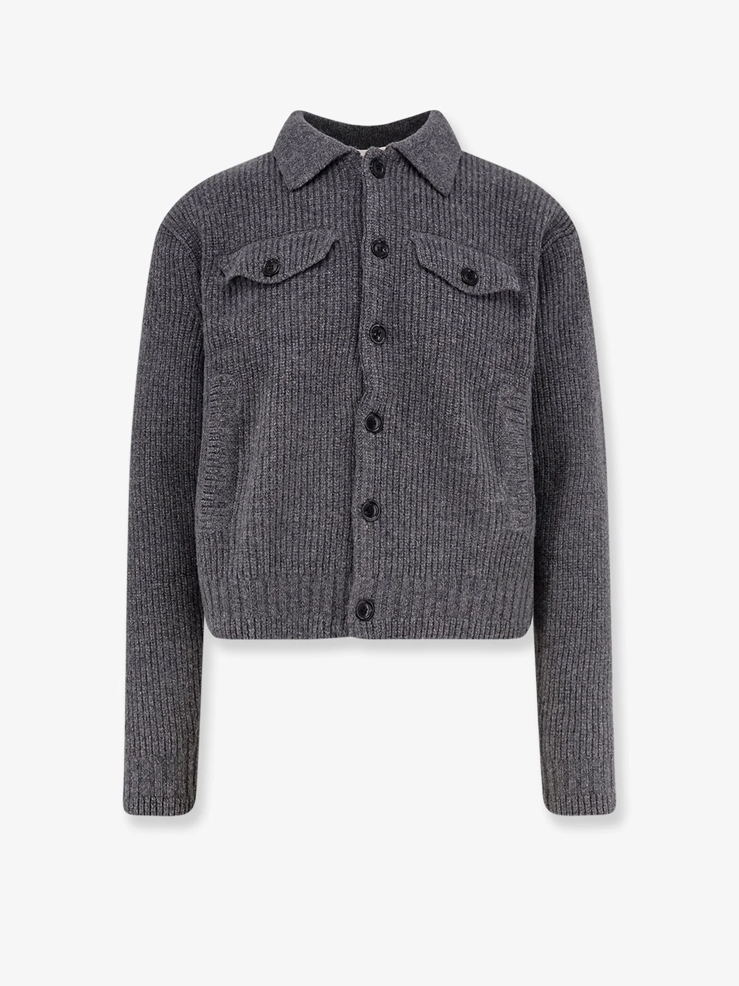 Tonywack Ribbed Wool And Cotton Cardigan - 1