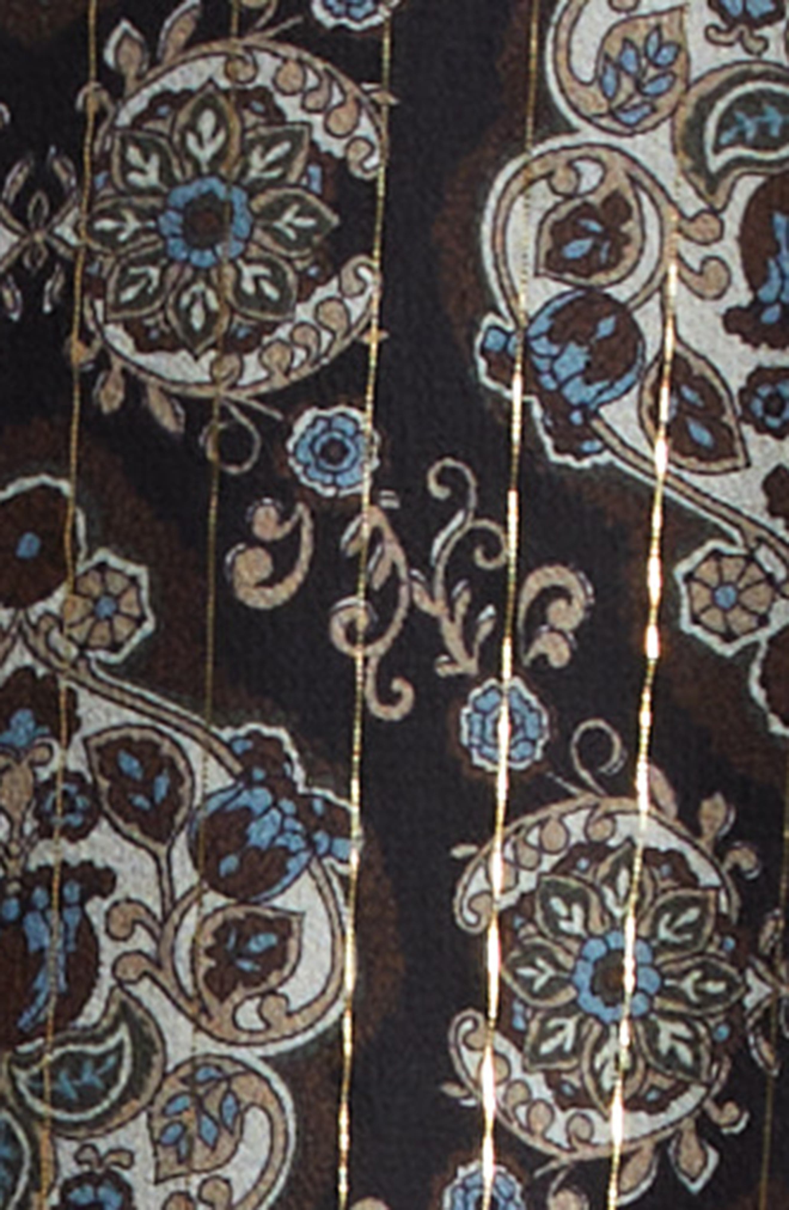 Undercover Print Silk Blend Blouson Jacket in Black Base at Nordstrom - 6