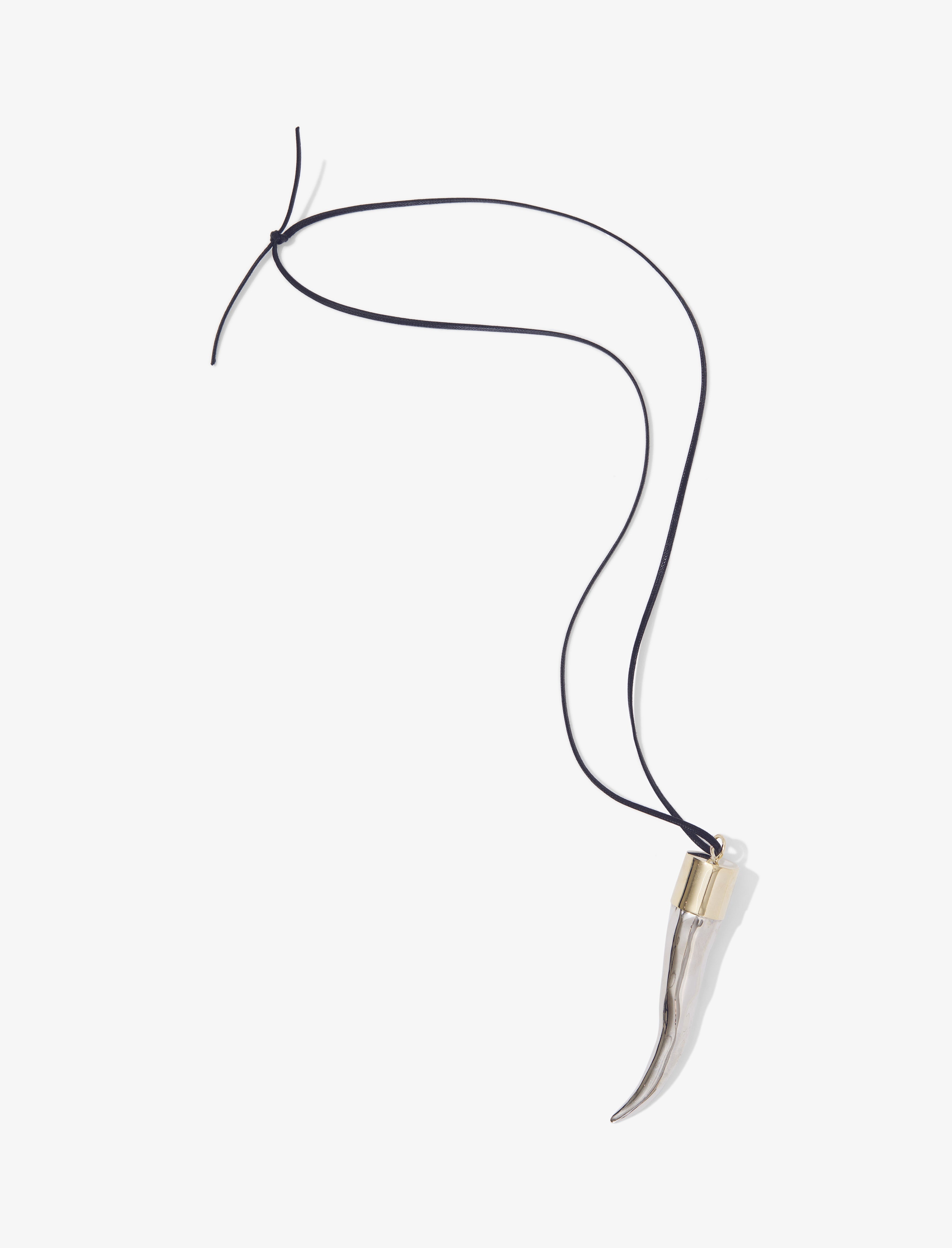 Horn Pendant Necklace - 1