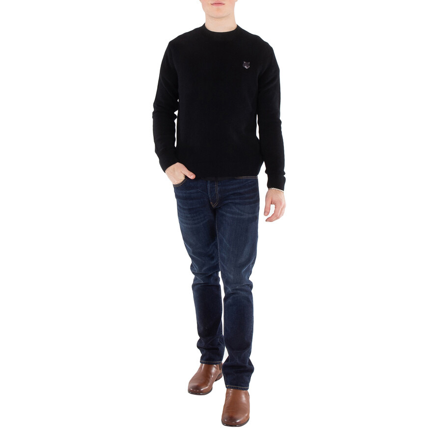 Maison Kitsune Bold Fox Head Patch Sweater, Size X-Small - 4