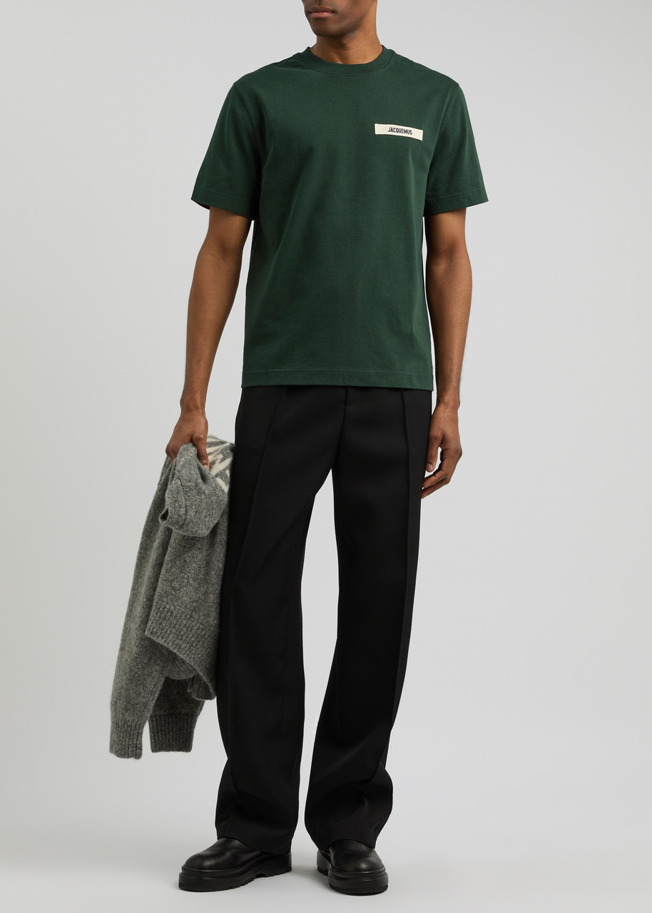 Jacquemus Le T-Shirt Gros Grain Cotton T-shirt - 4