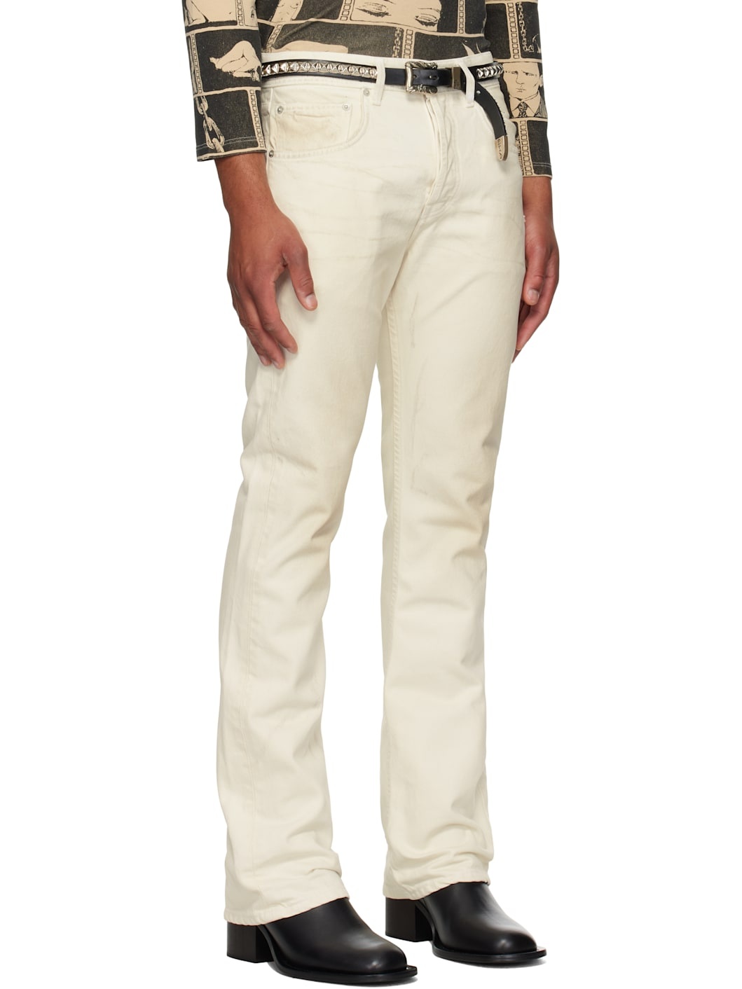 Off-White Classic Flare Leg Jeans - 2