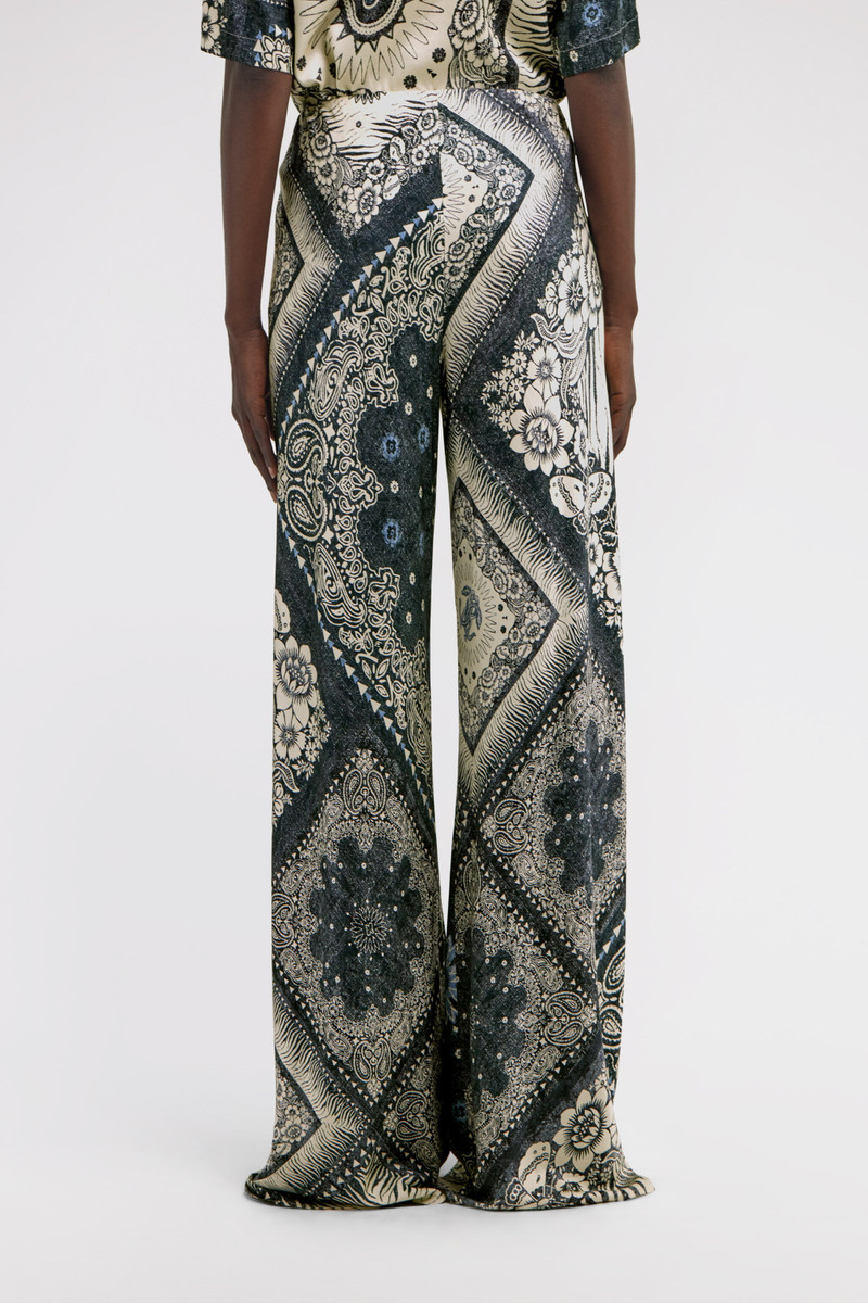 Bandana Print Palazzo Pants 4