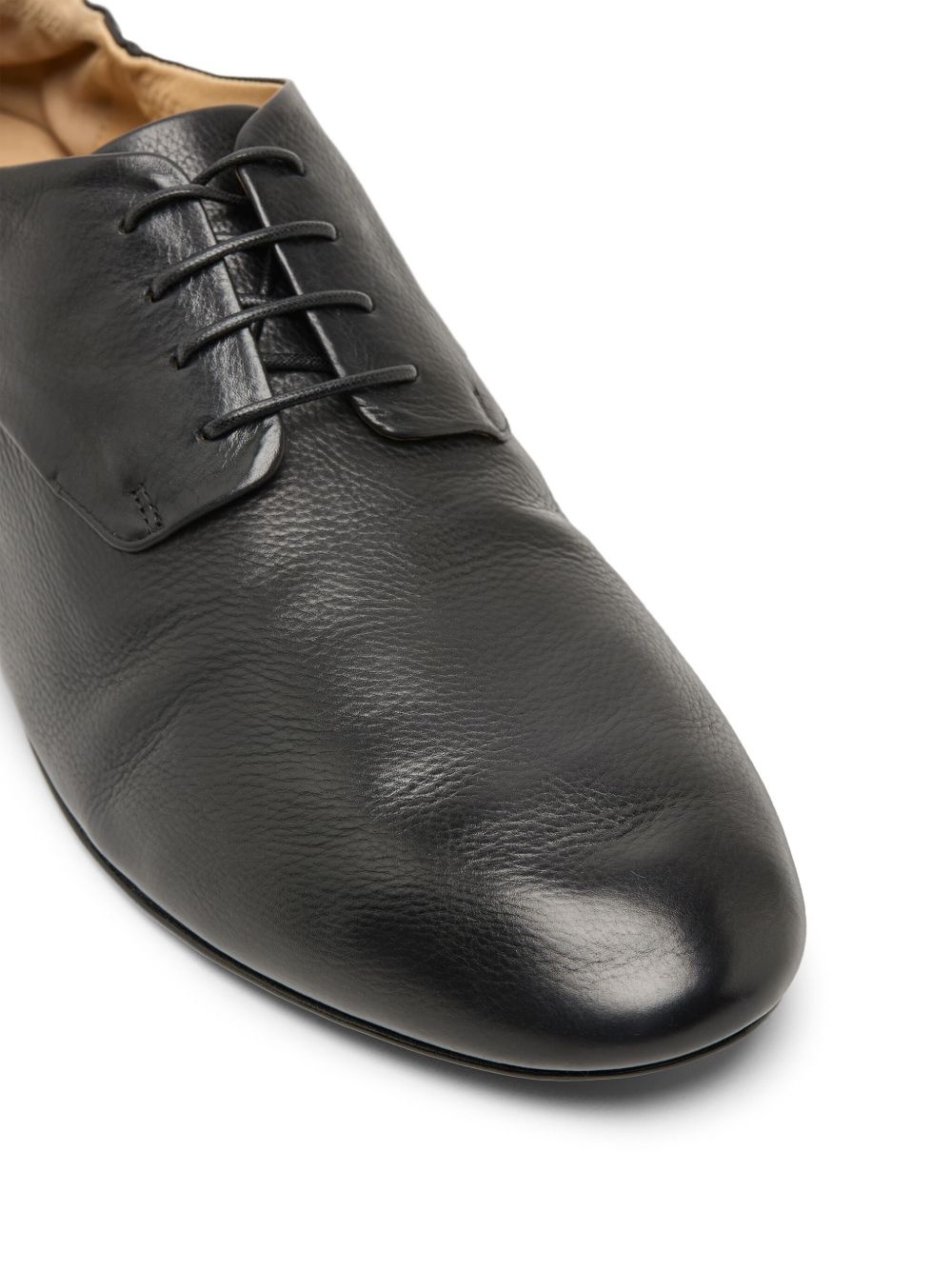 gathered heel Derby shoes - 4