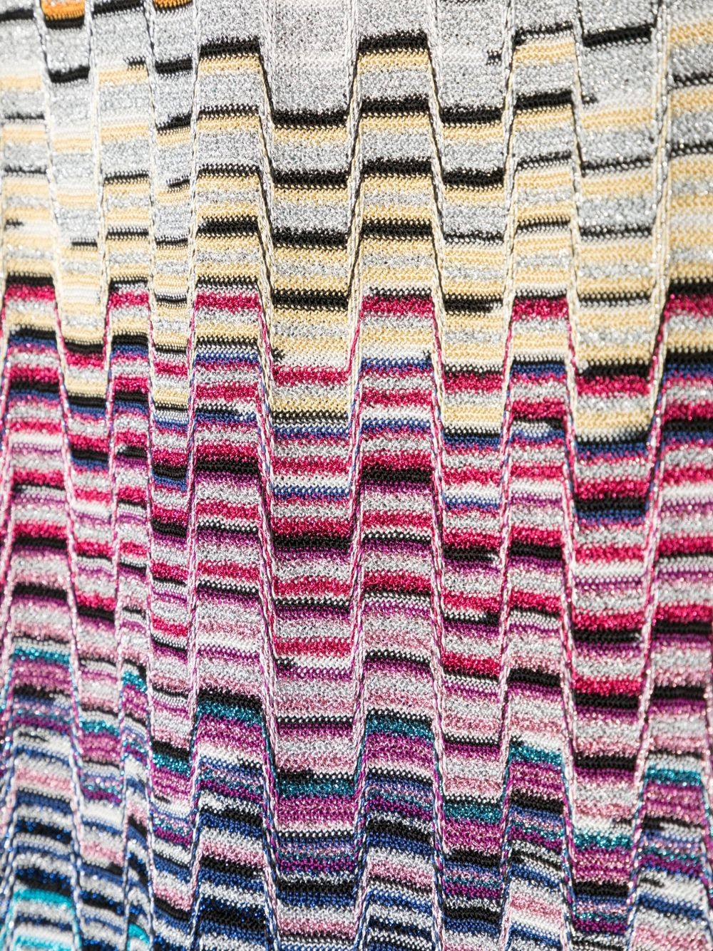 fringed edge knitted scarf - 3