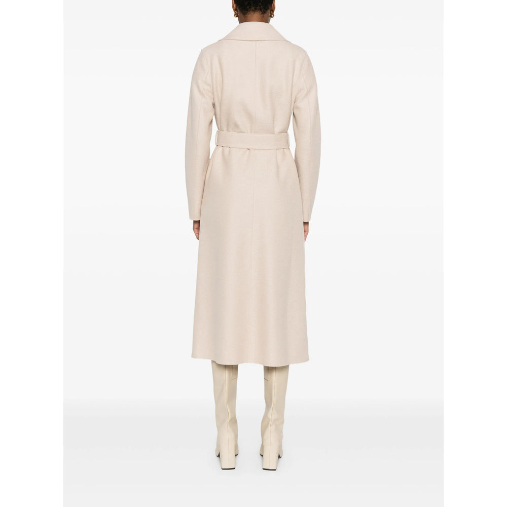 Harris Wharf London Neutrals Coats - Trench & Raincoats Women - 4