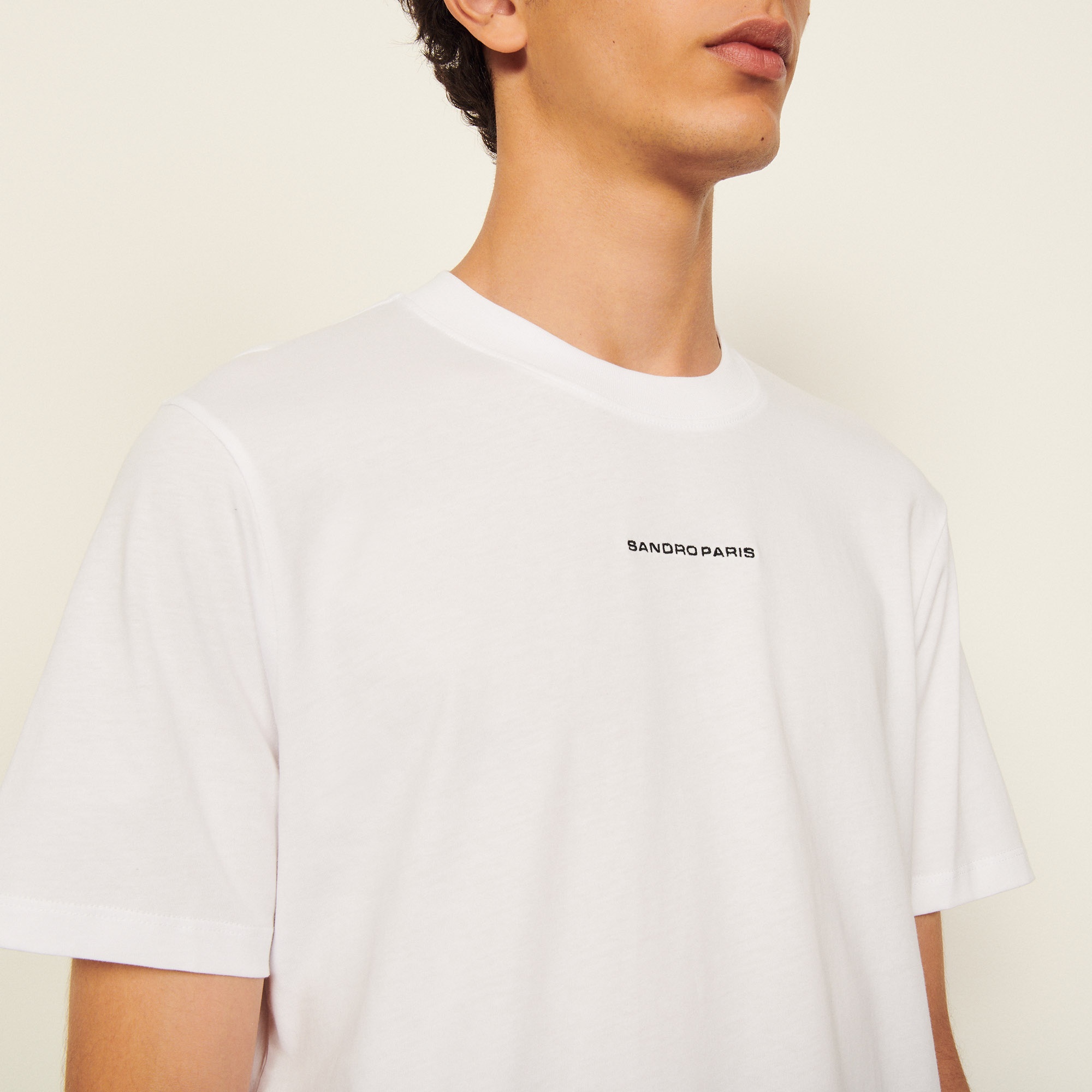 T-shirt with logo embroidery - 5