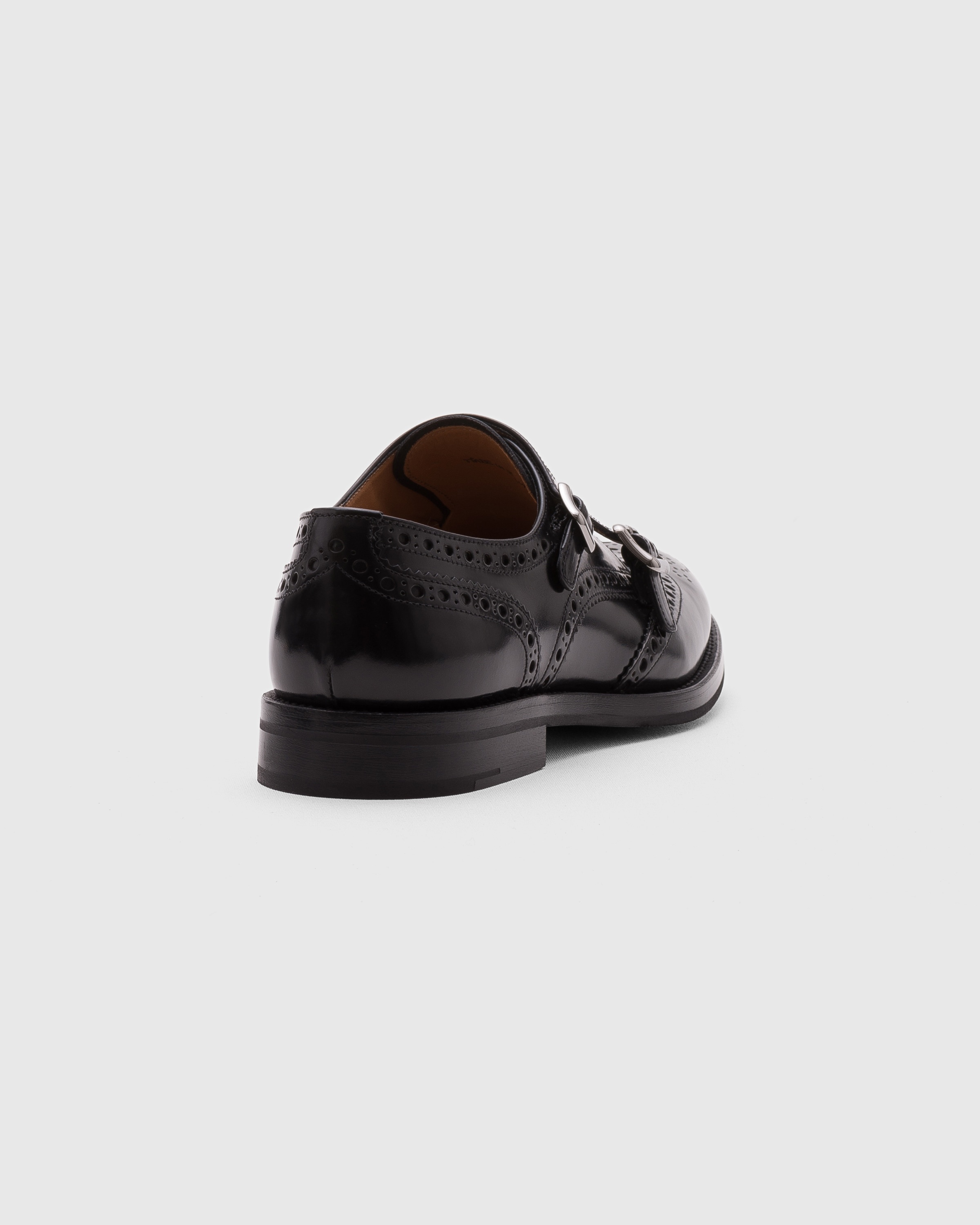 Brushed-leather lace-ups - 4