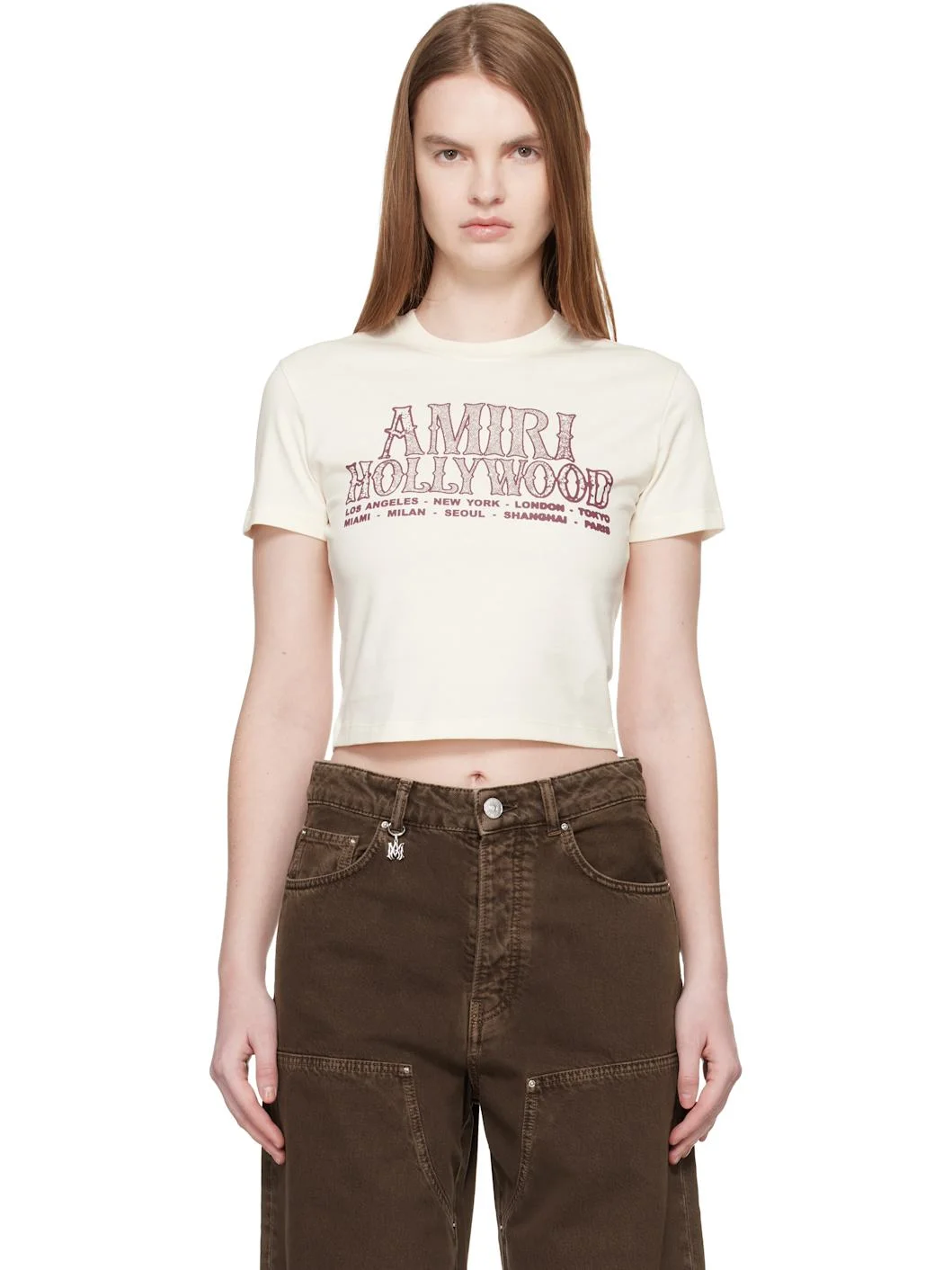 Off-White 'AMIRI Hollywood' Baby T-shirt - 1