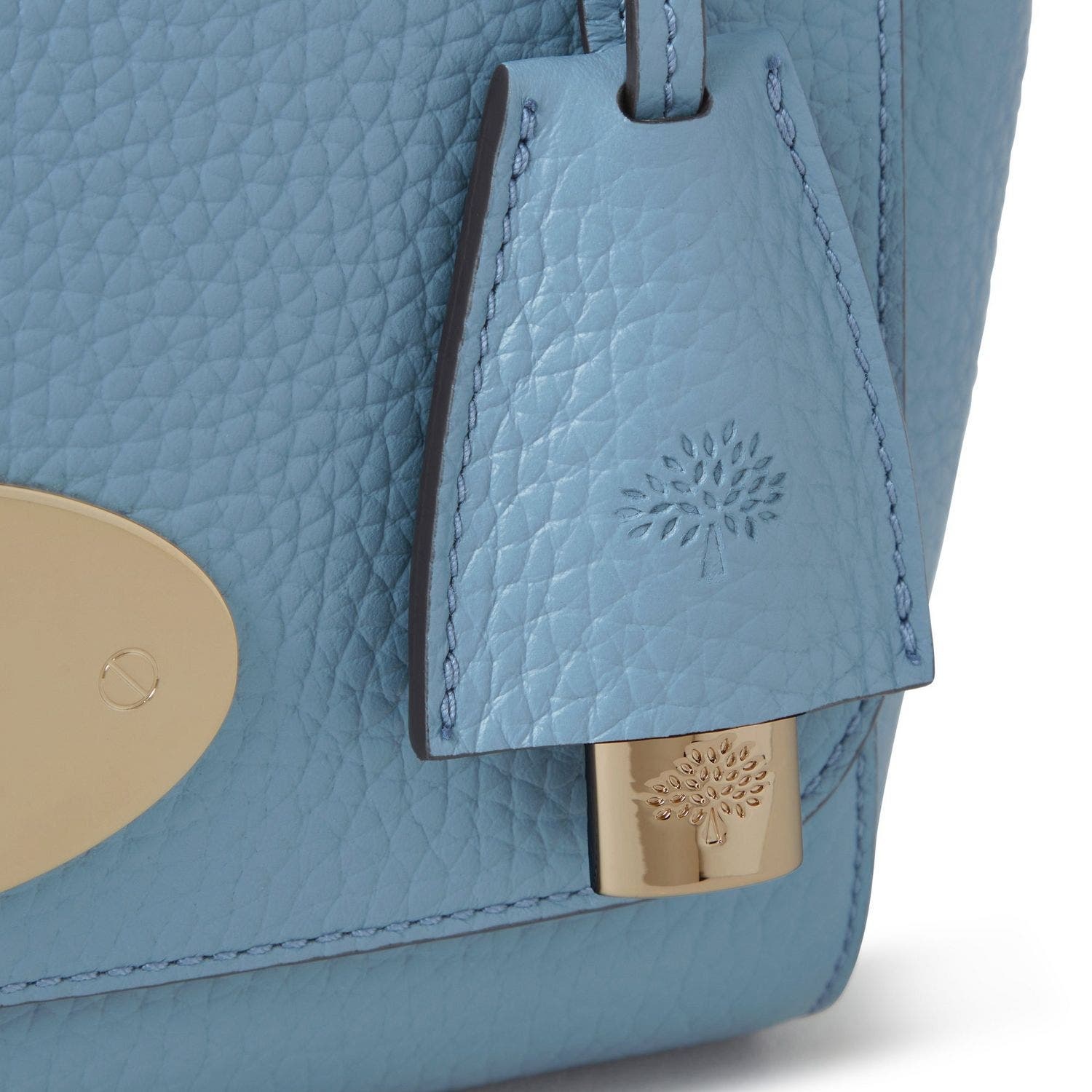 Mulberry Lily Leather Satchel in Brighton Blue at Nordstrom - 6