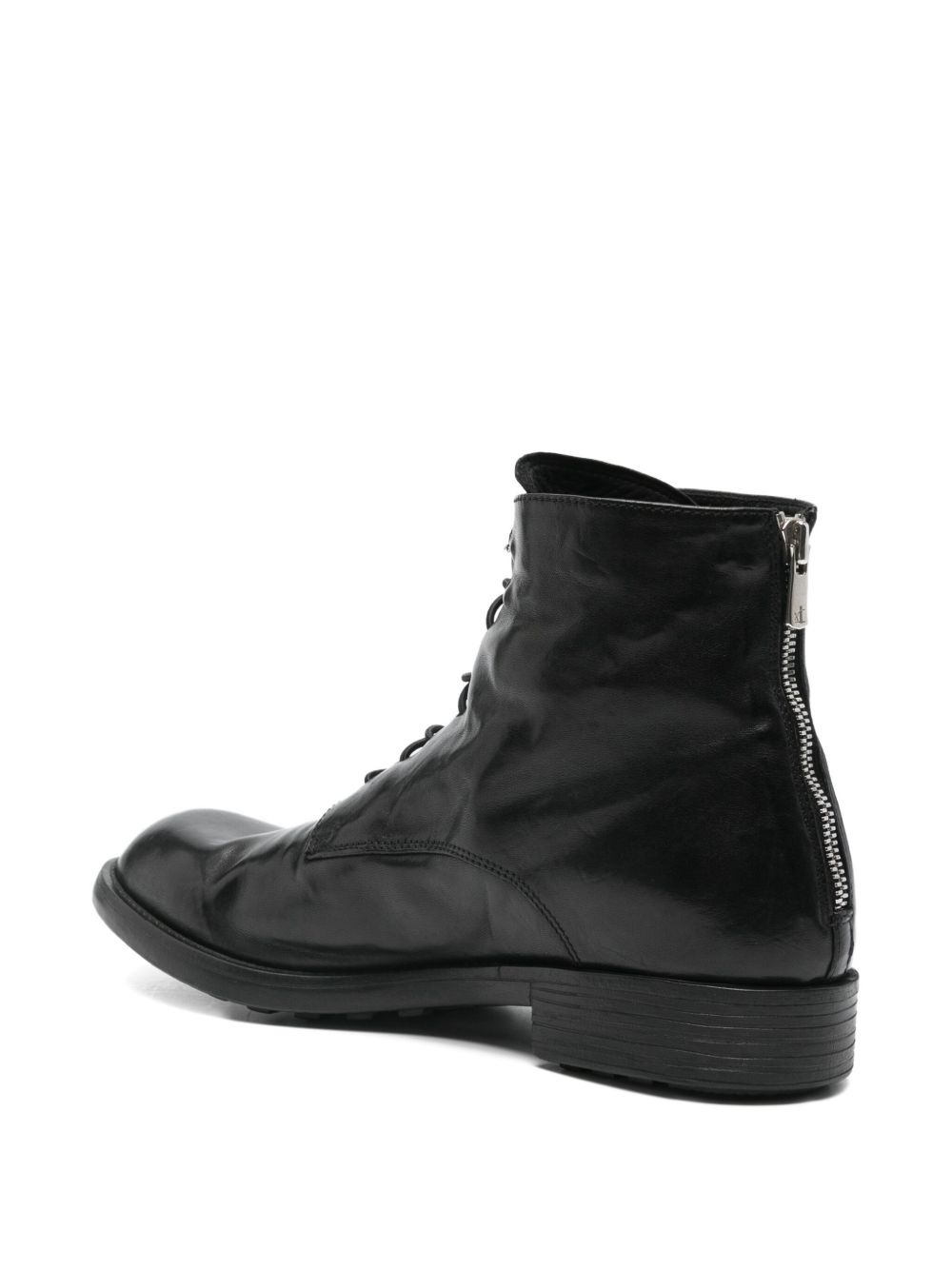 Diary 010 lace-up zip boots - 3