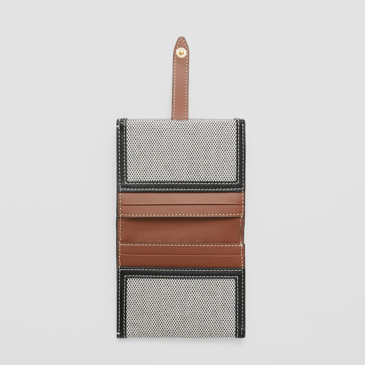 Horseferry Print Cotton Canvas Folding Wallet - 3