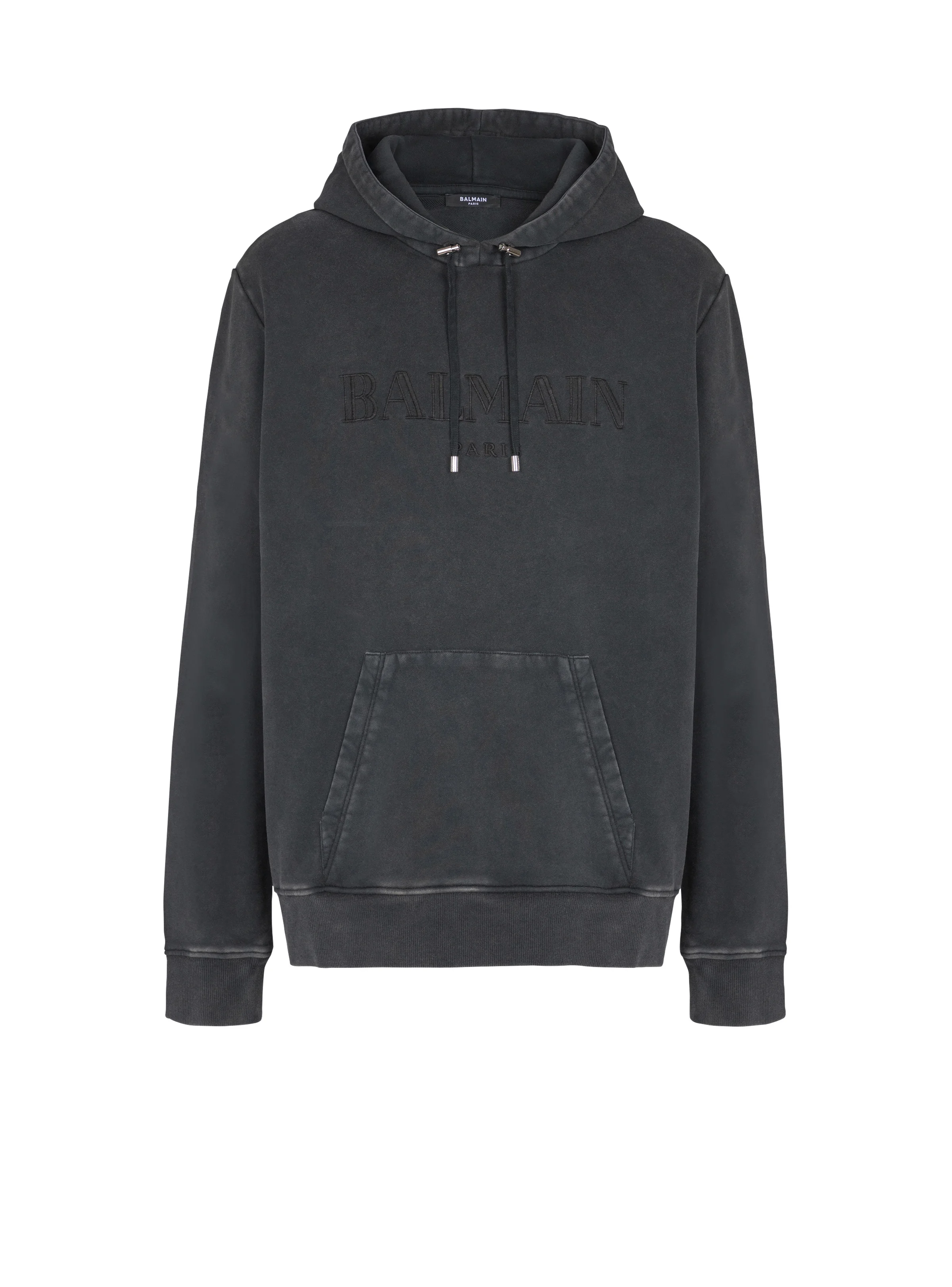 Vintage Balmain embroidered hoodie - 1
