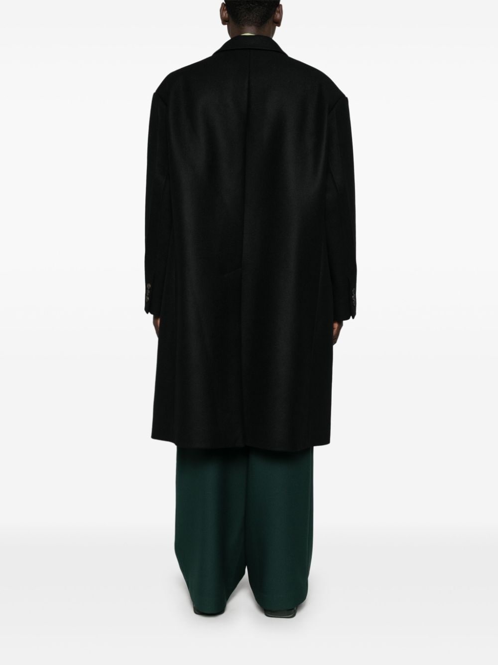 embroidered logo coat - 4