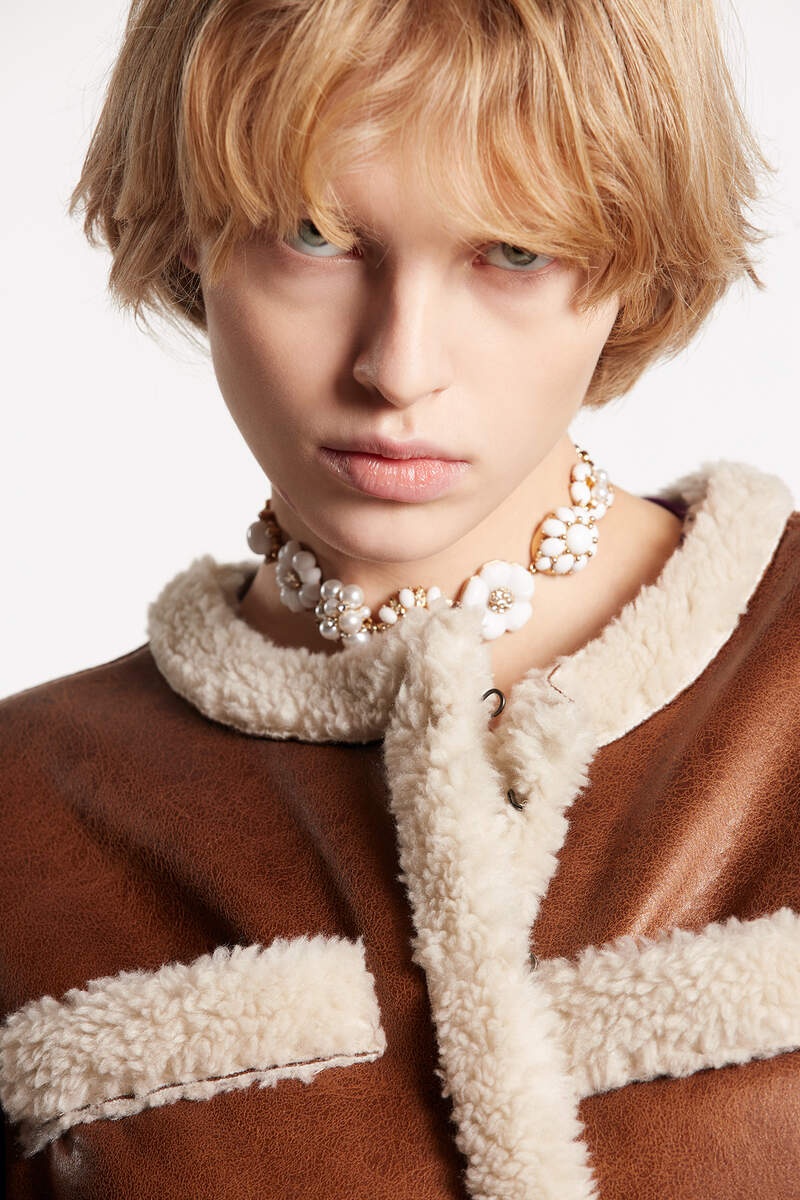 FAUX SHEARLING COAT - 4