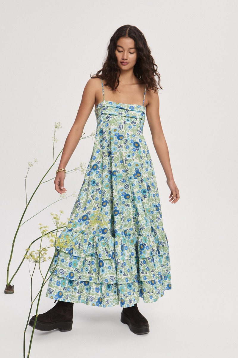 Pam Tiered Midi Dress 6
