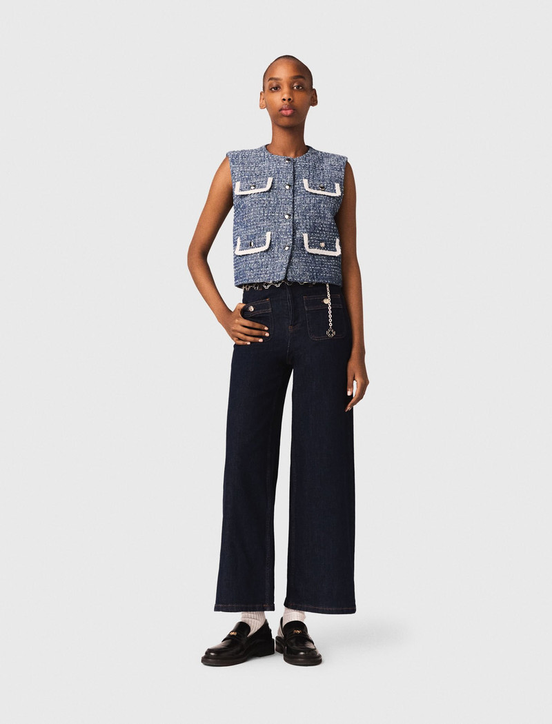 maje Tweed jacket outlook