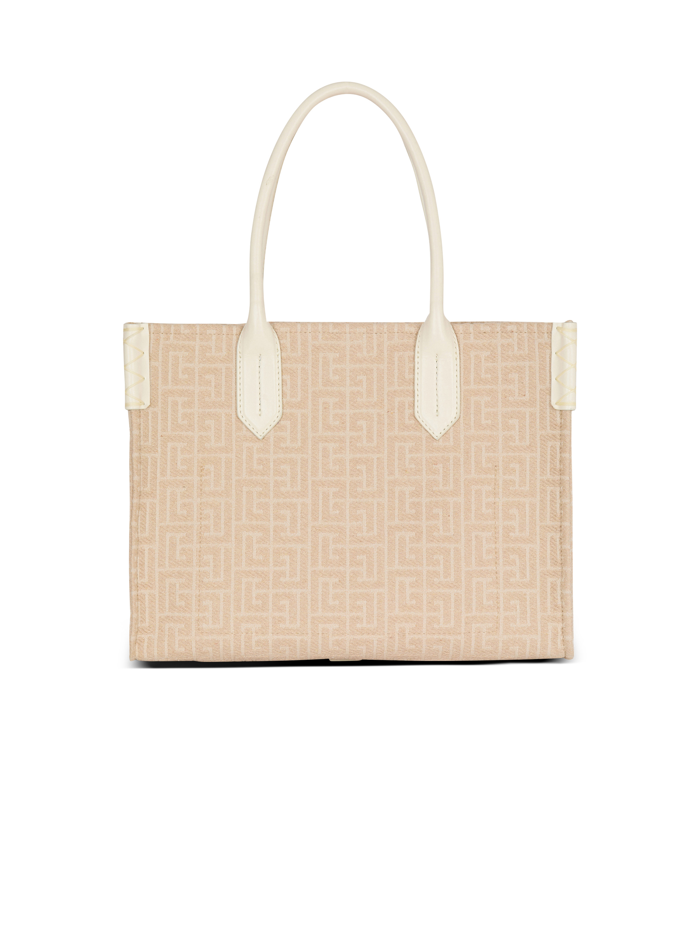 B-Army 36 monogrammed canvas jacquard and leather tote bag - 4