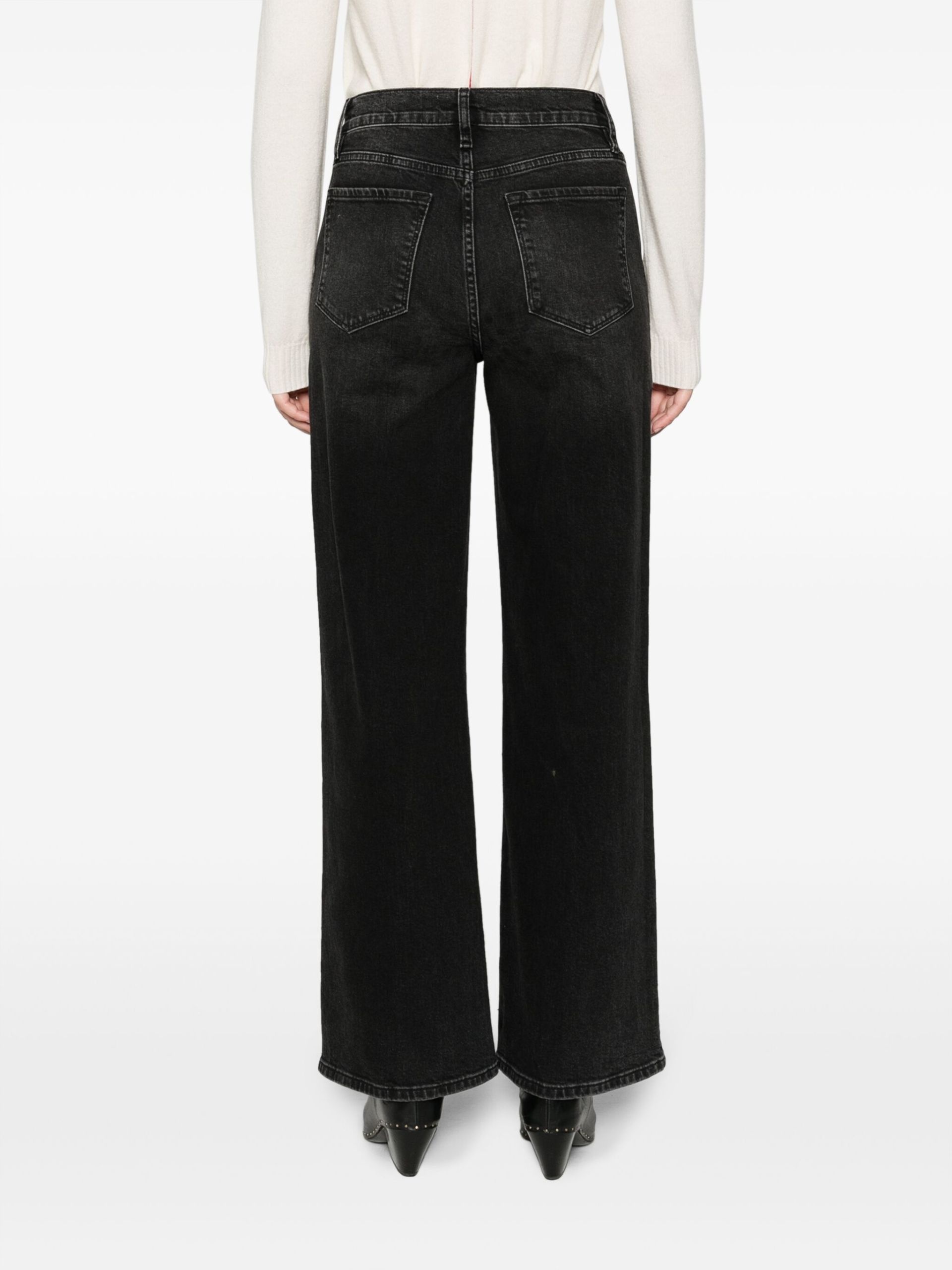 Black Le Slim Palazzo jeans - 4