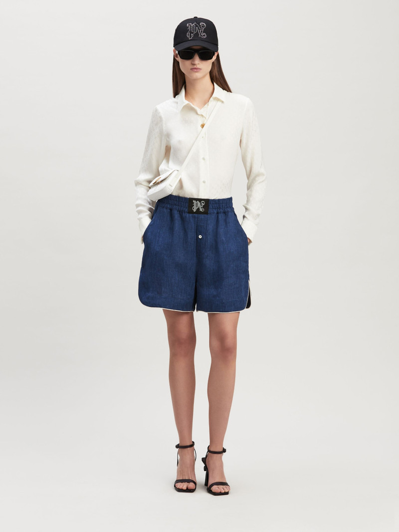 Palm Angels Monogram Allover Shirt outlook