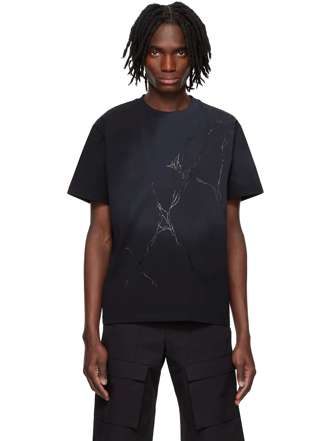 Black Fluxus T-shirt - 1