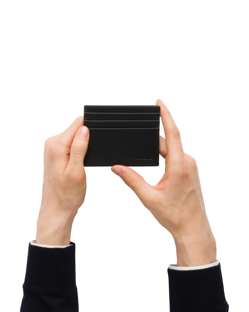 Prada Saffiano Leather  Card Holder outlook