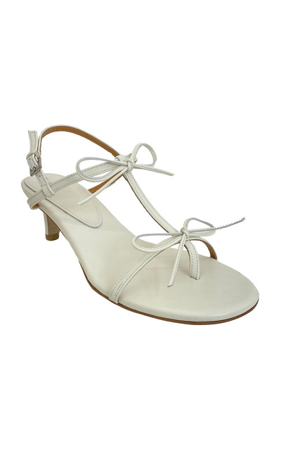 REIKE NEN Gaon Leather Heeled Sandals white outlook