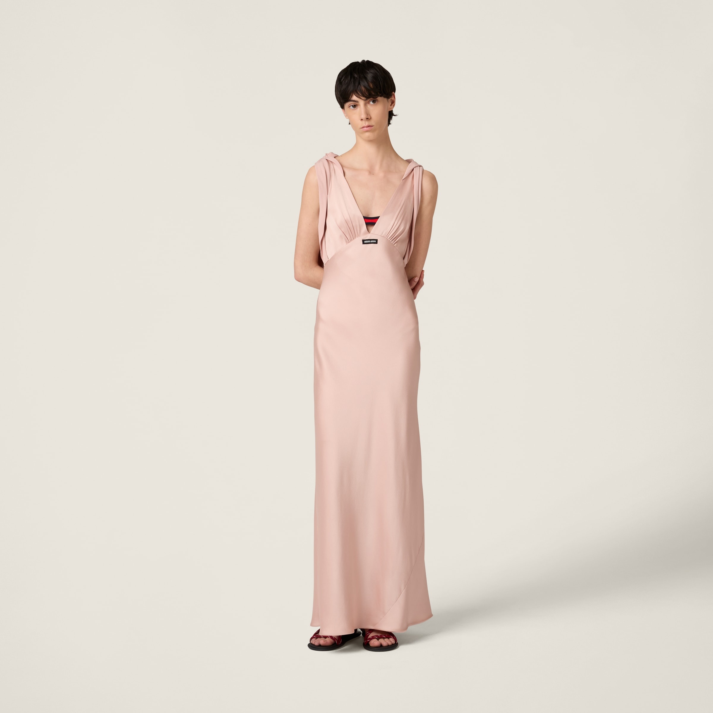 Long satin dress - 2