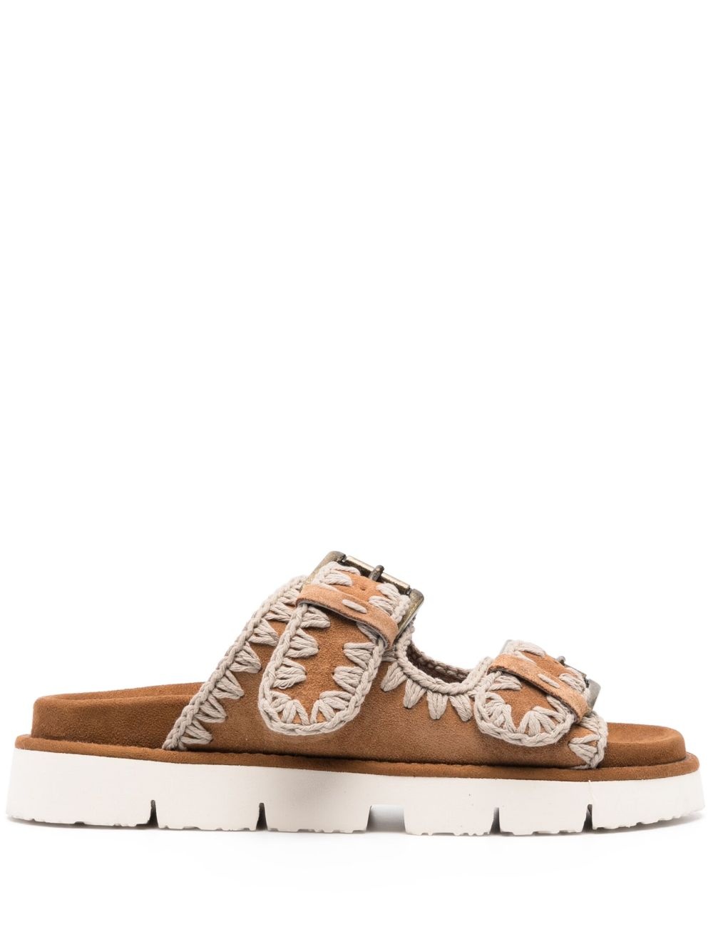 Mou - Mou Sandals Leather Brown - 1