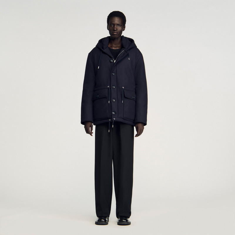 HOODED WOOL PARKA 3