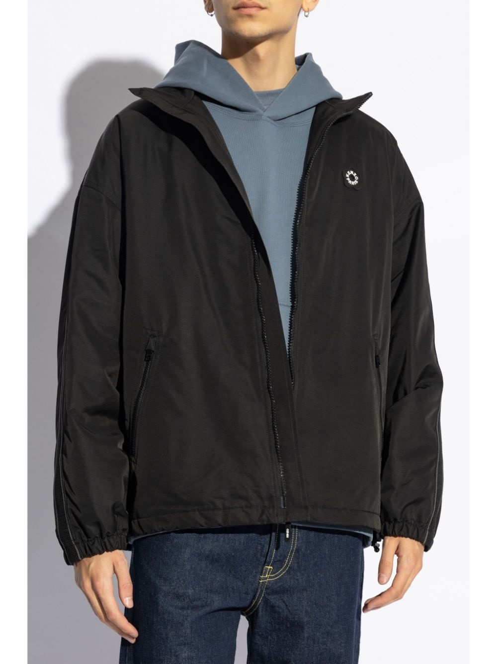 stand-up collar jacket - 3