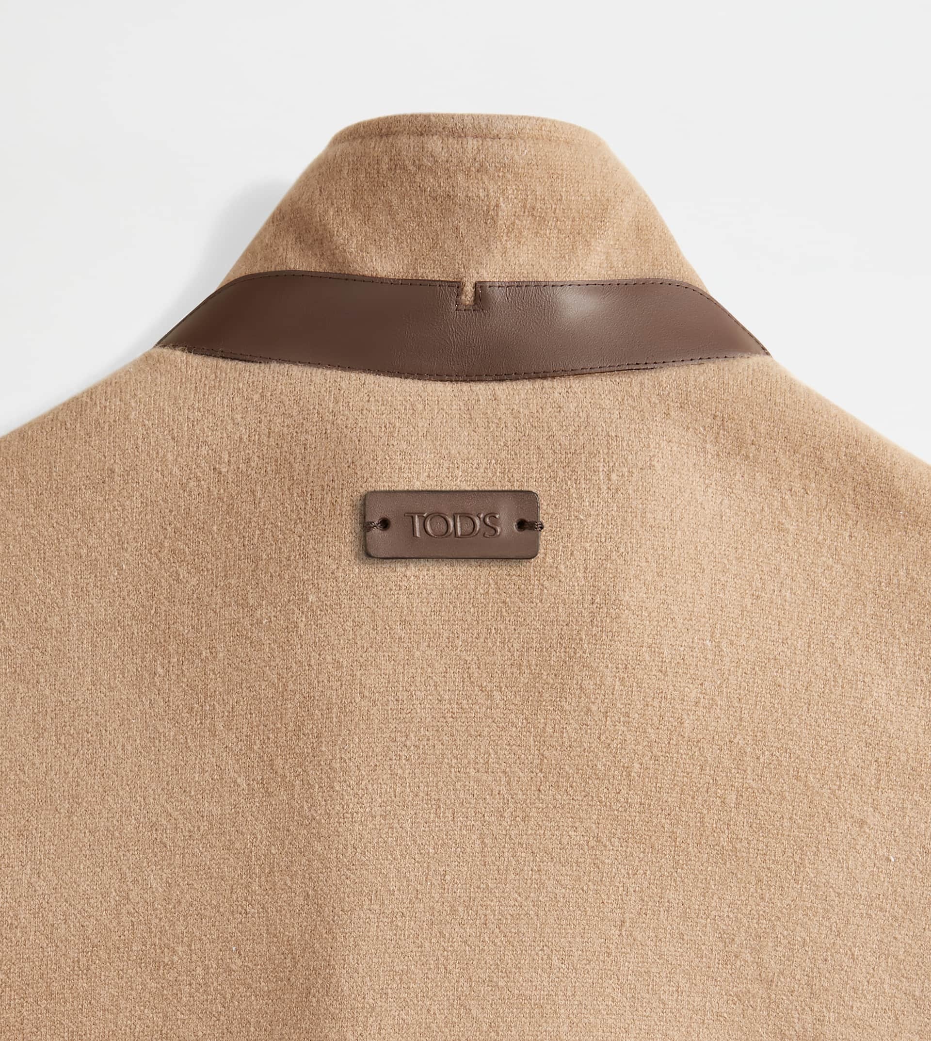 CABAN IN CASHMERE BLEND JERSEY - BEIGE - 7