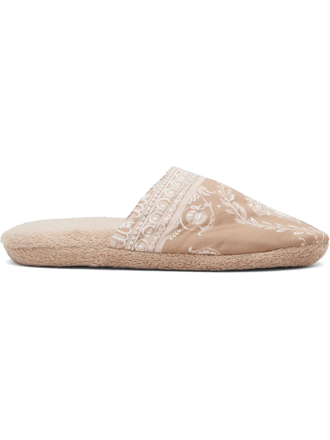 Taupe 'I Heart Baroque' Slippers - 1