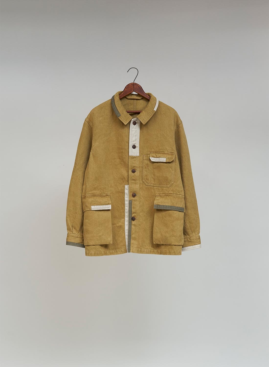 Work Jacket Repair Finish in Khaki - 1