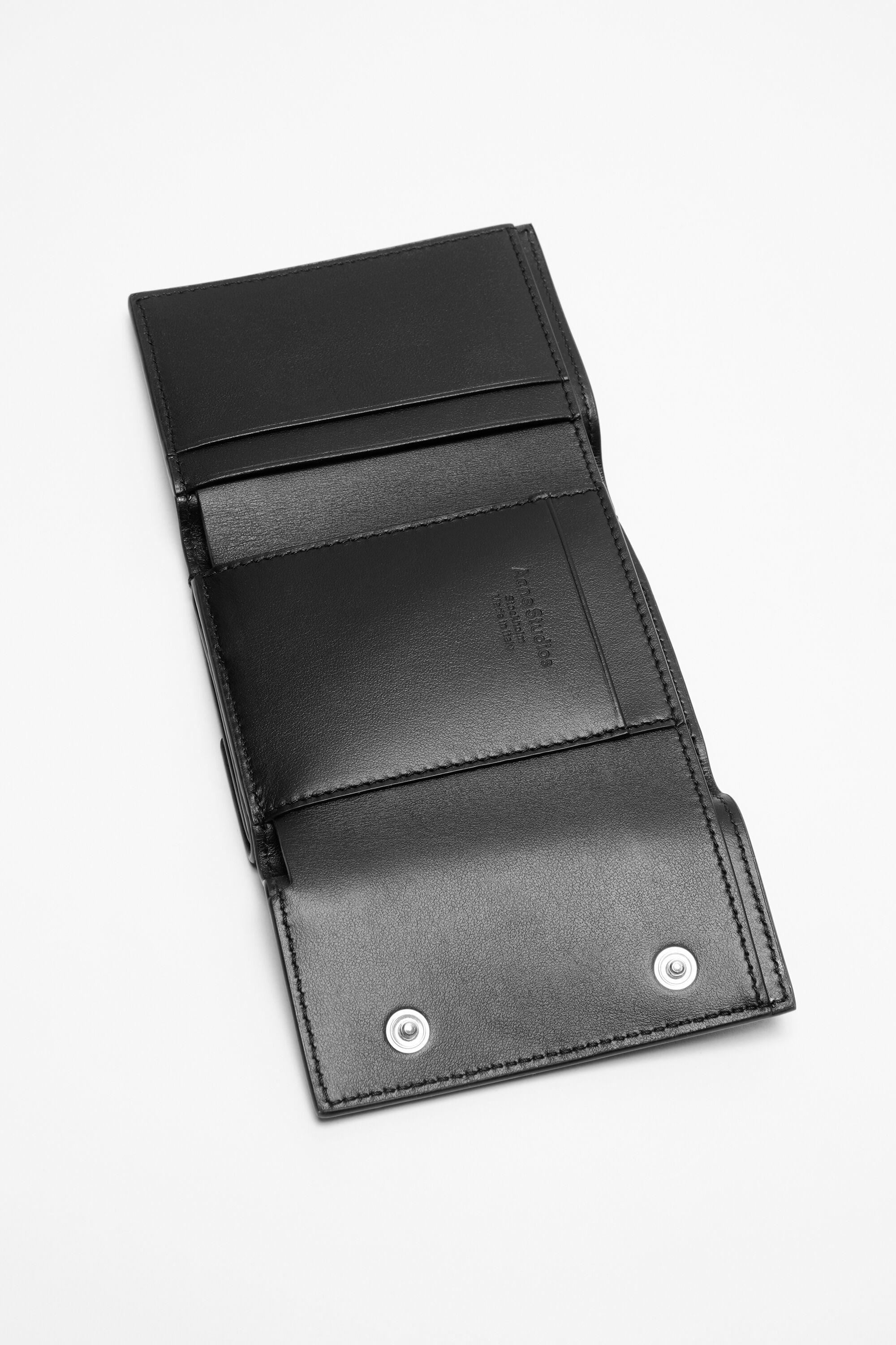 Trifold leather wallet - Dark brown - 6