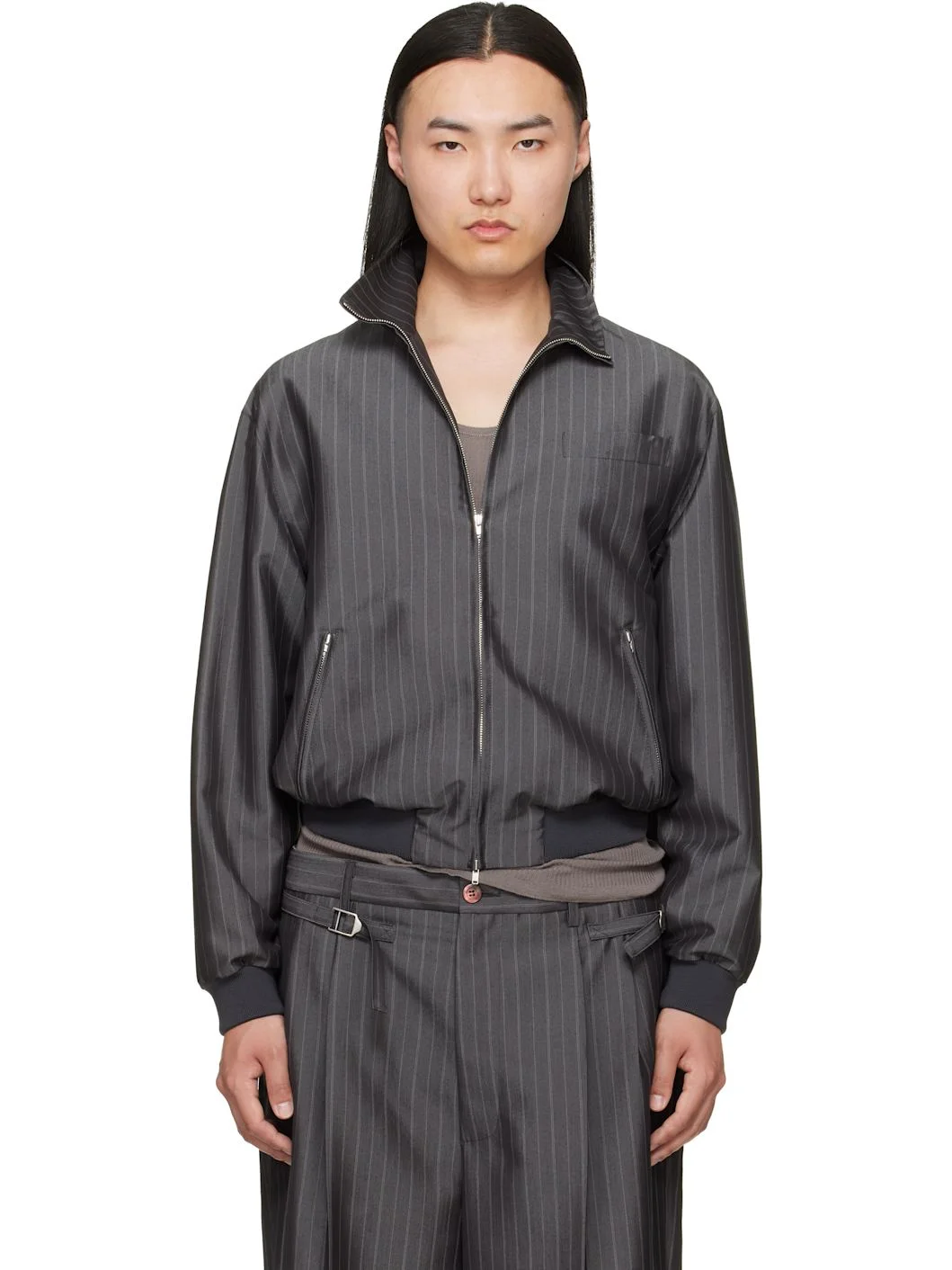 Gray Coach Tracksuit Jacket - 1