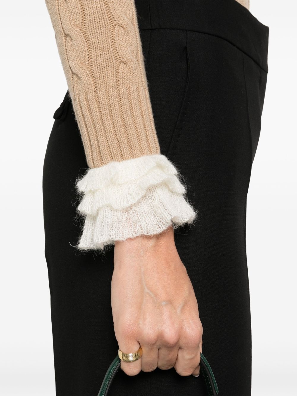 cable-knit sweater - 5
