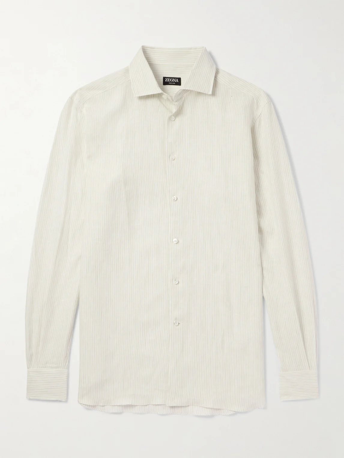 Striped Oasi Linen Shirt - 1