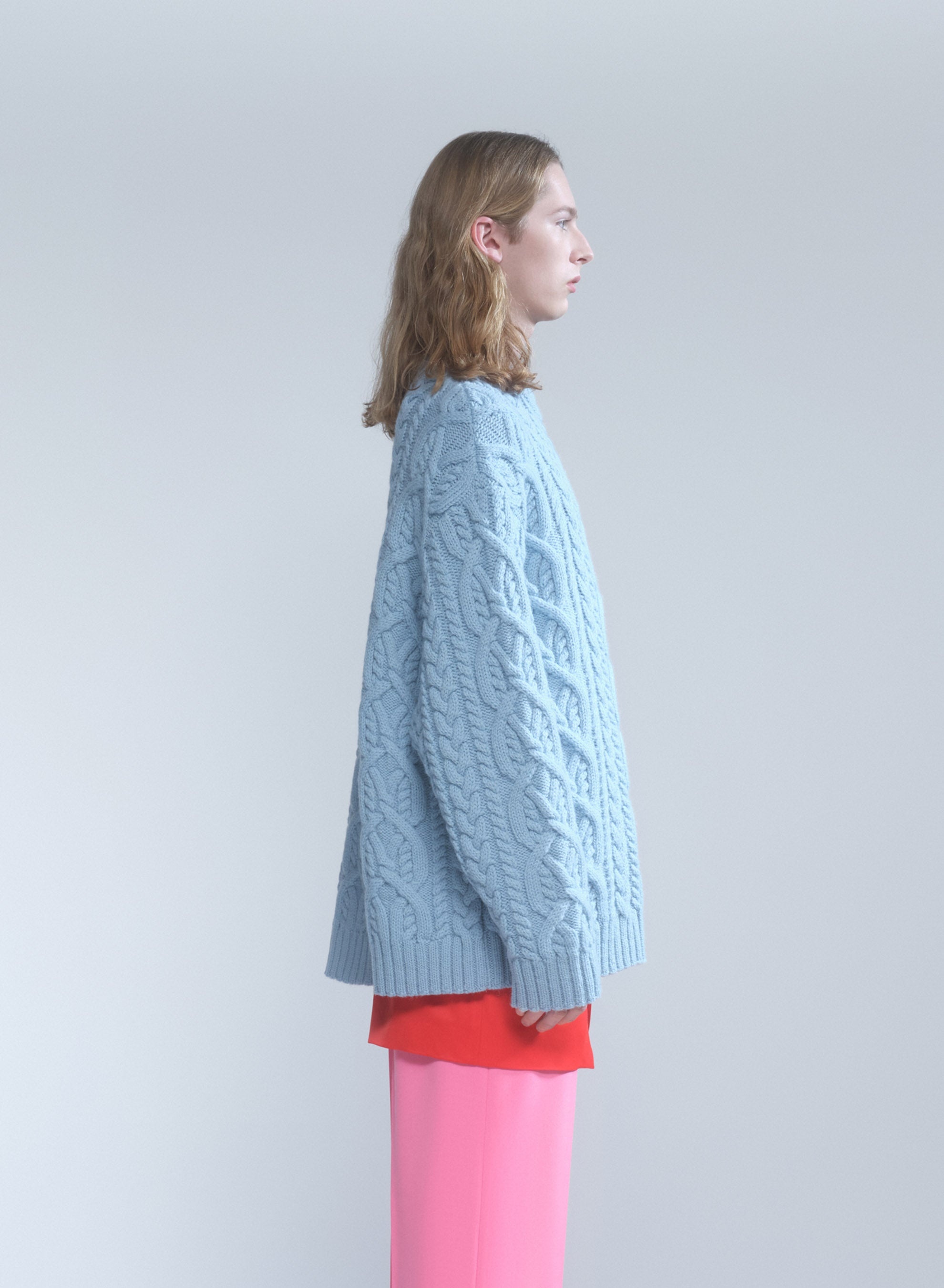 CABLE KNIT SWEATER - 3