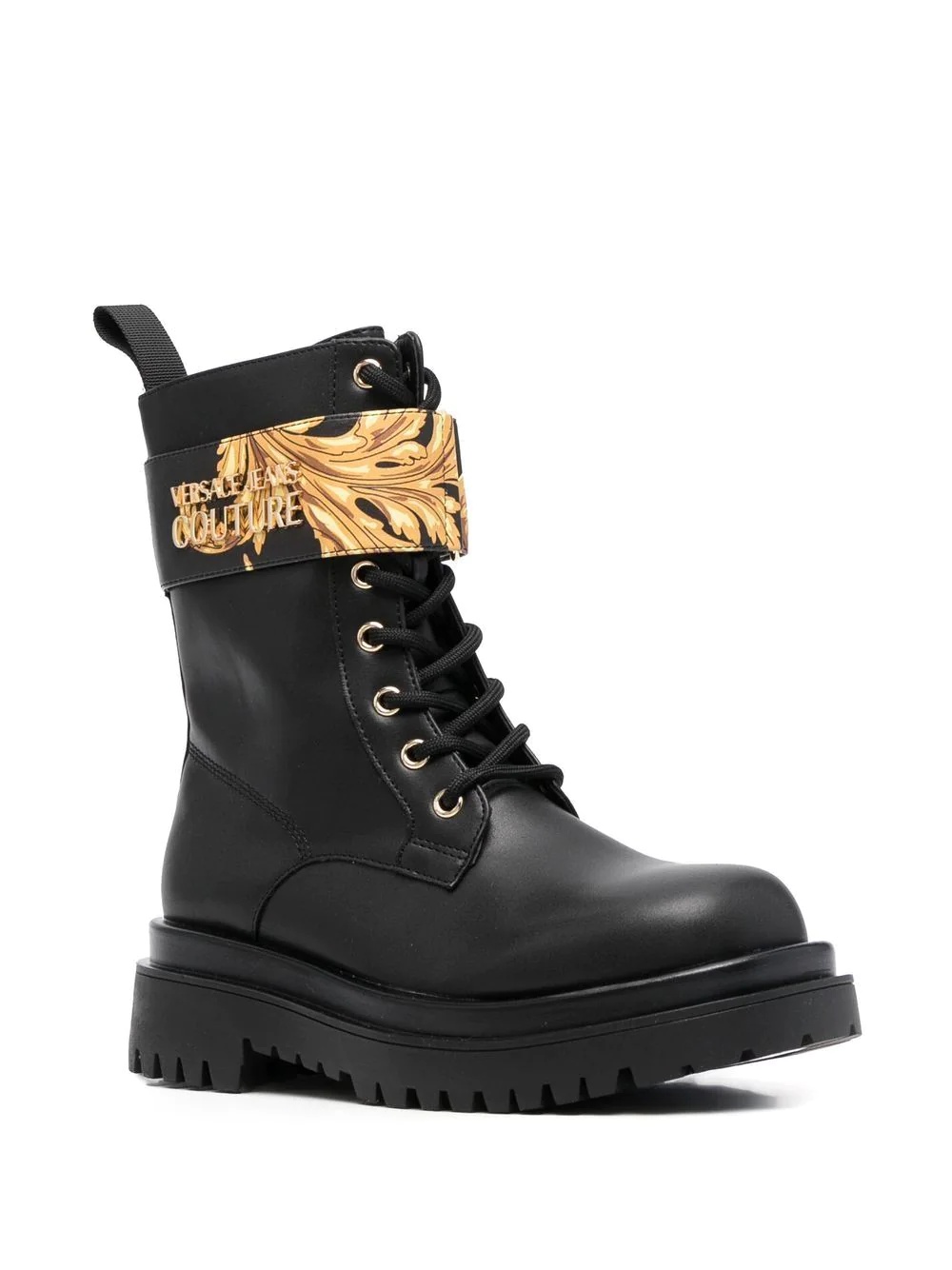 Baroque-print ankle boots - 2