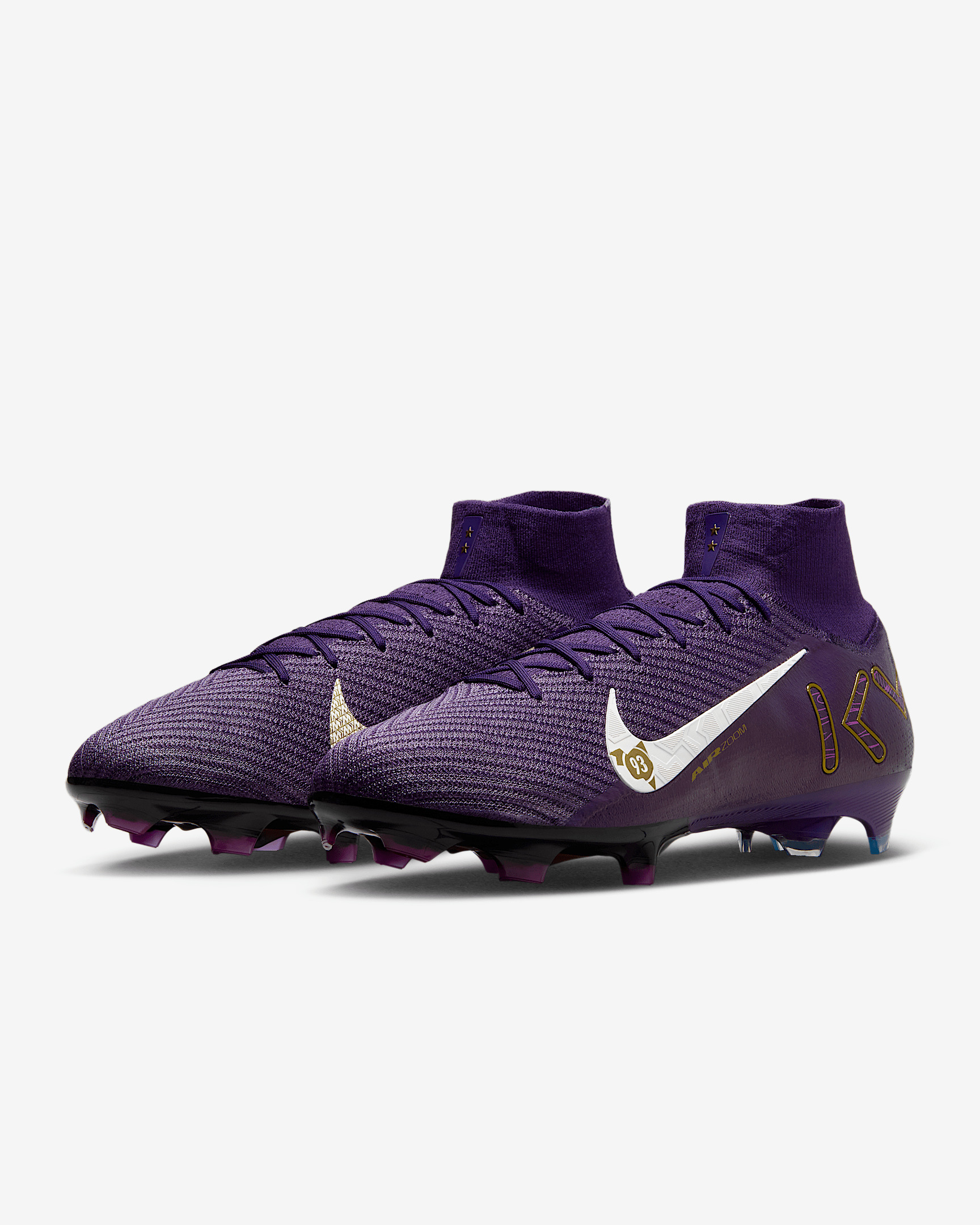 Nike Mercurial Superfly 10 Elite "Kylian Mbappé" FG High-Top Soccer Cleats - 5
