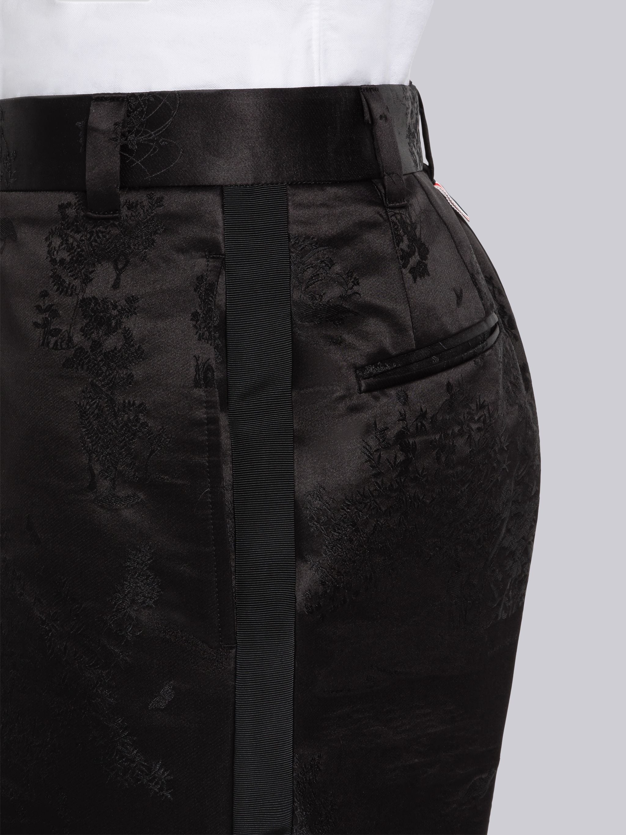 Toile Jacquard Unconstructed Straight Leg Short - 5