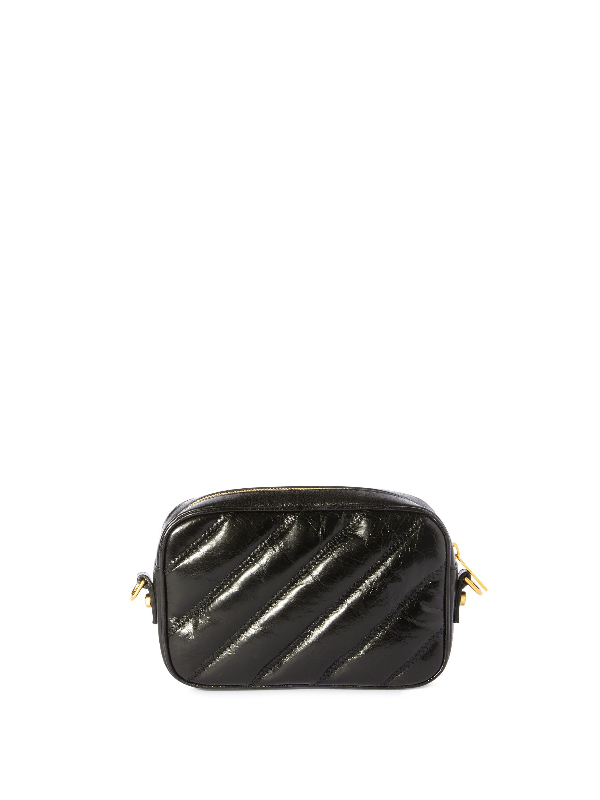 Black Quilted Camera Bag - 5