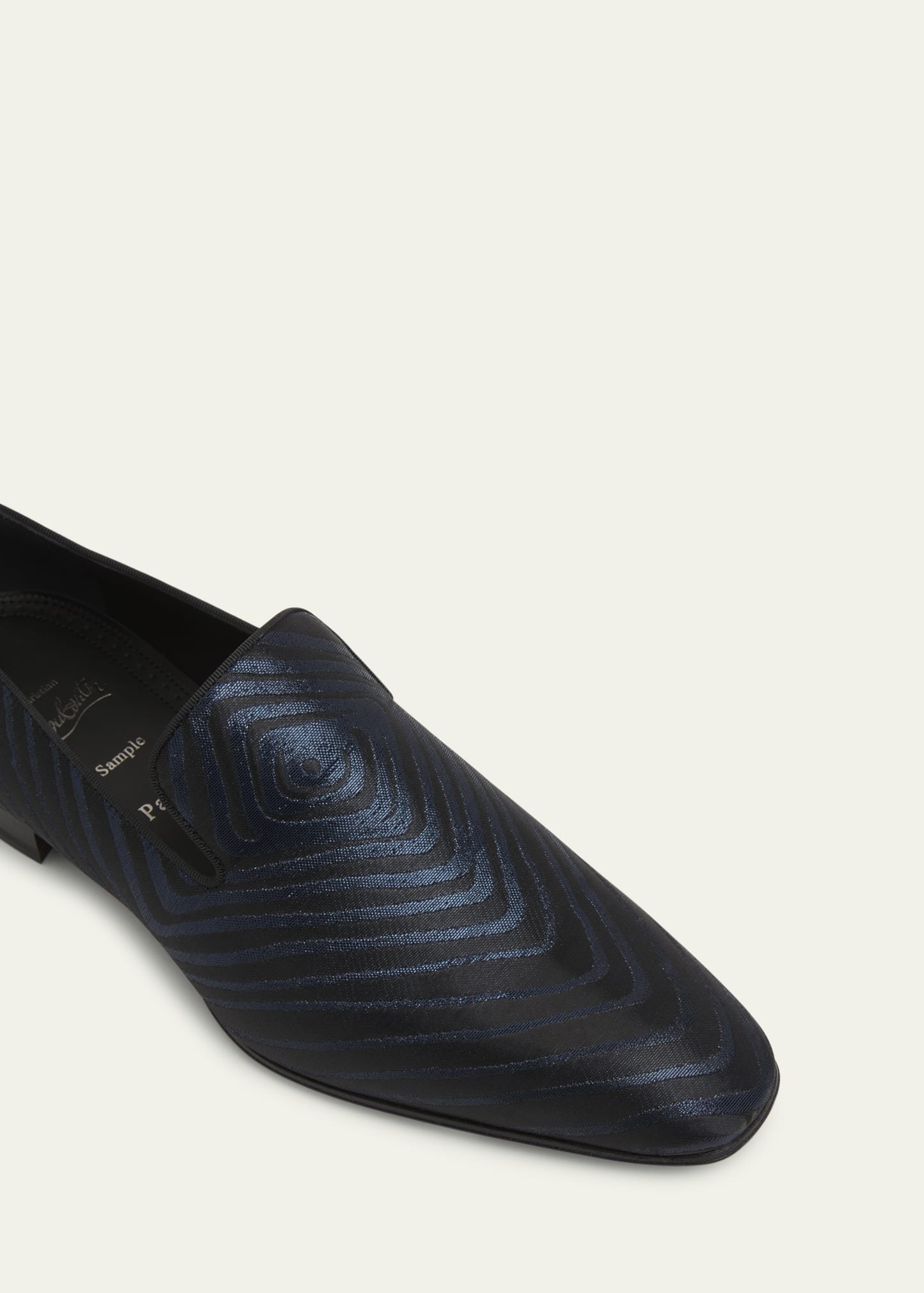 Men's Dandelion Red-Sole Jacquard Loafers - 2